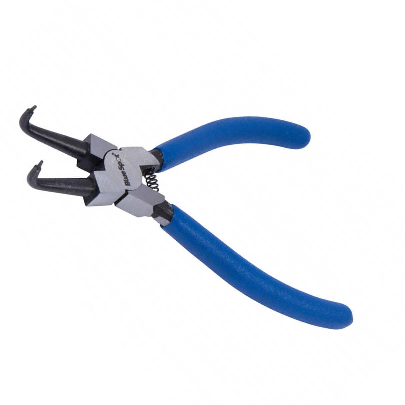 BlueSpot Circlip Plier Internal 90 Bent Drop Forged 6" (150mm) Pliers Soft Grip Handle New