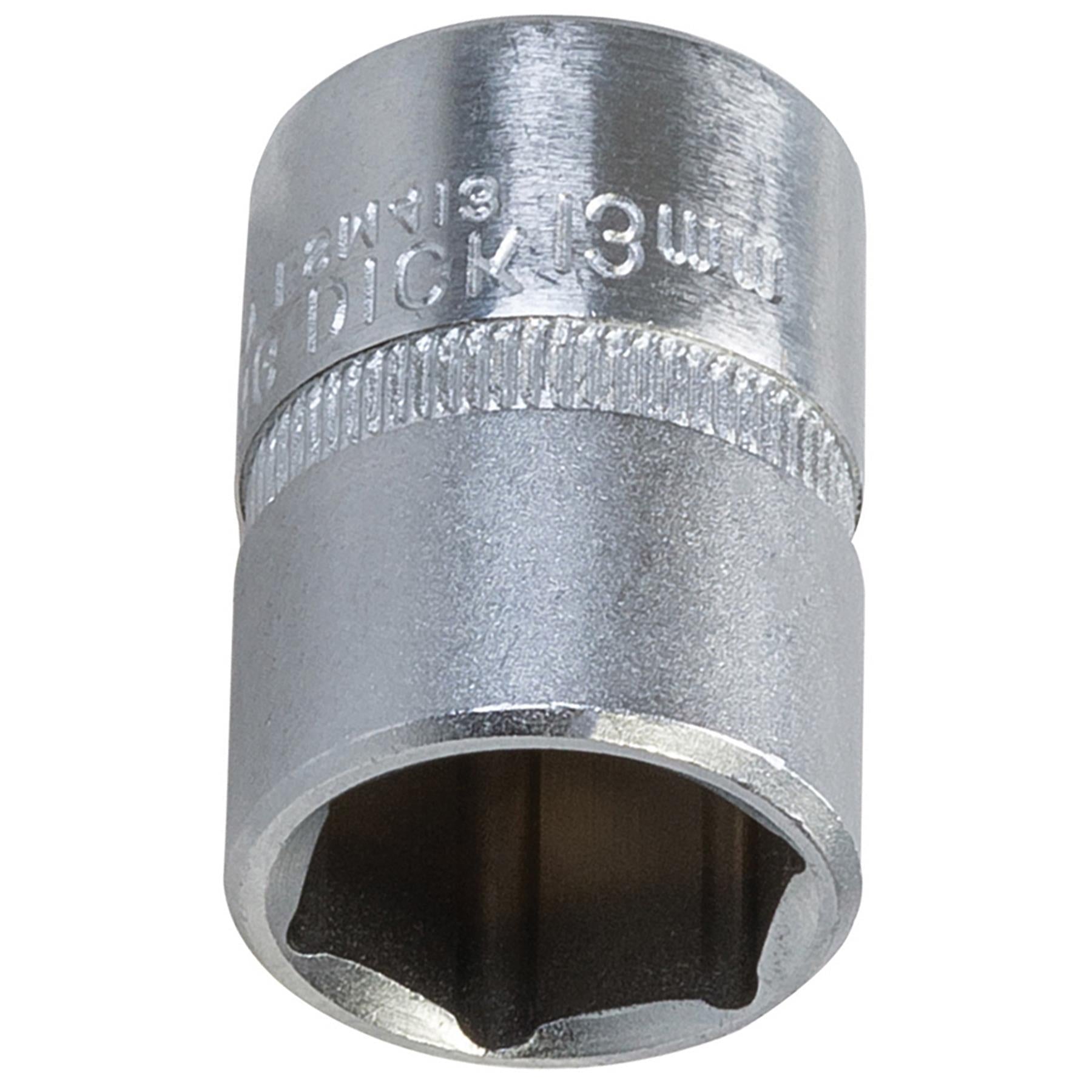 King Dick Socket 1/4" Sd 6pt Metric 13mm