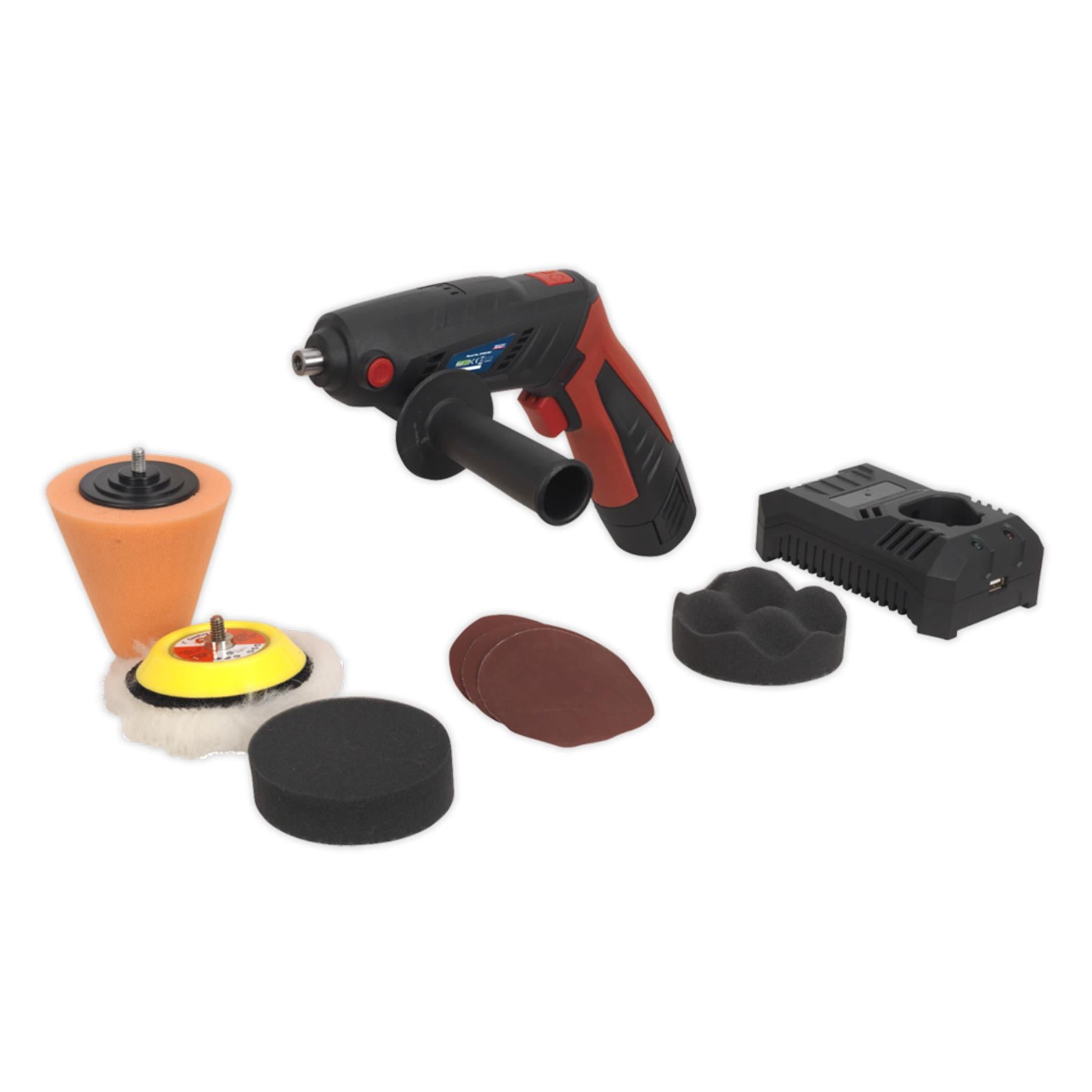 Sealey Cordless Mini Sander/Polisher Kit 12V
