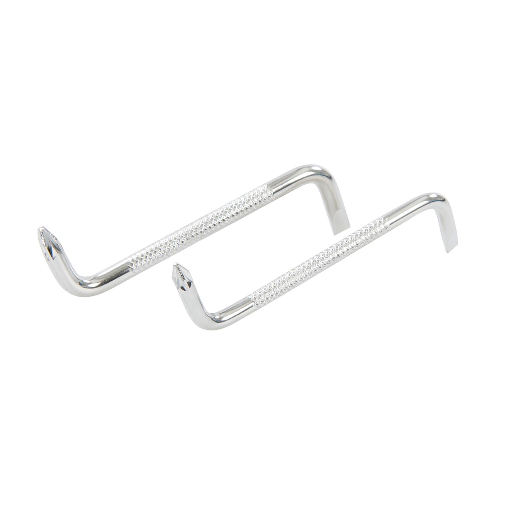 2Pce Offset Screwdriver Set Hardened Chrome Vanadium Knurled Shaft Extra Grip