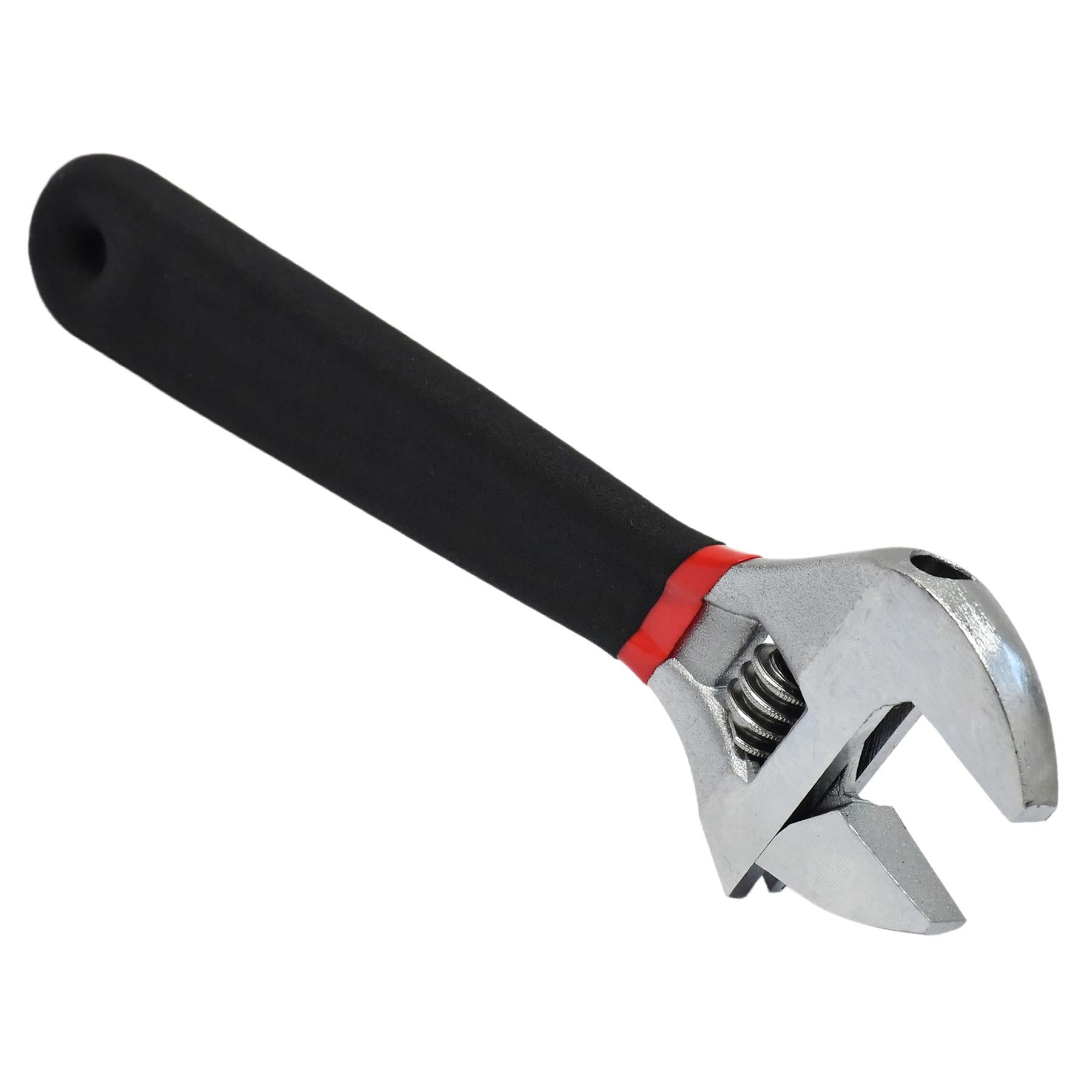 Adjustable Spanner Wrench Large 8" 200mm Opening Bathroom Nut Key Hand Tool DIY