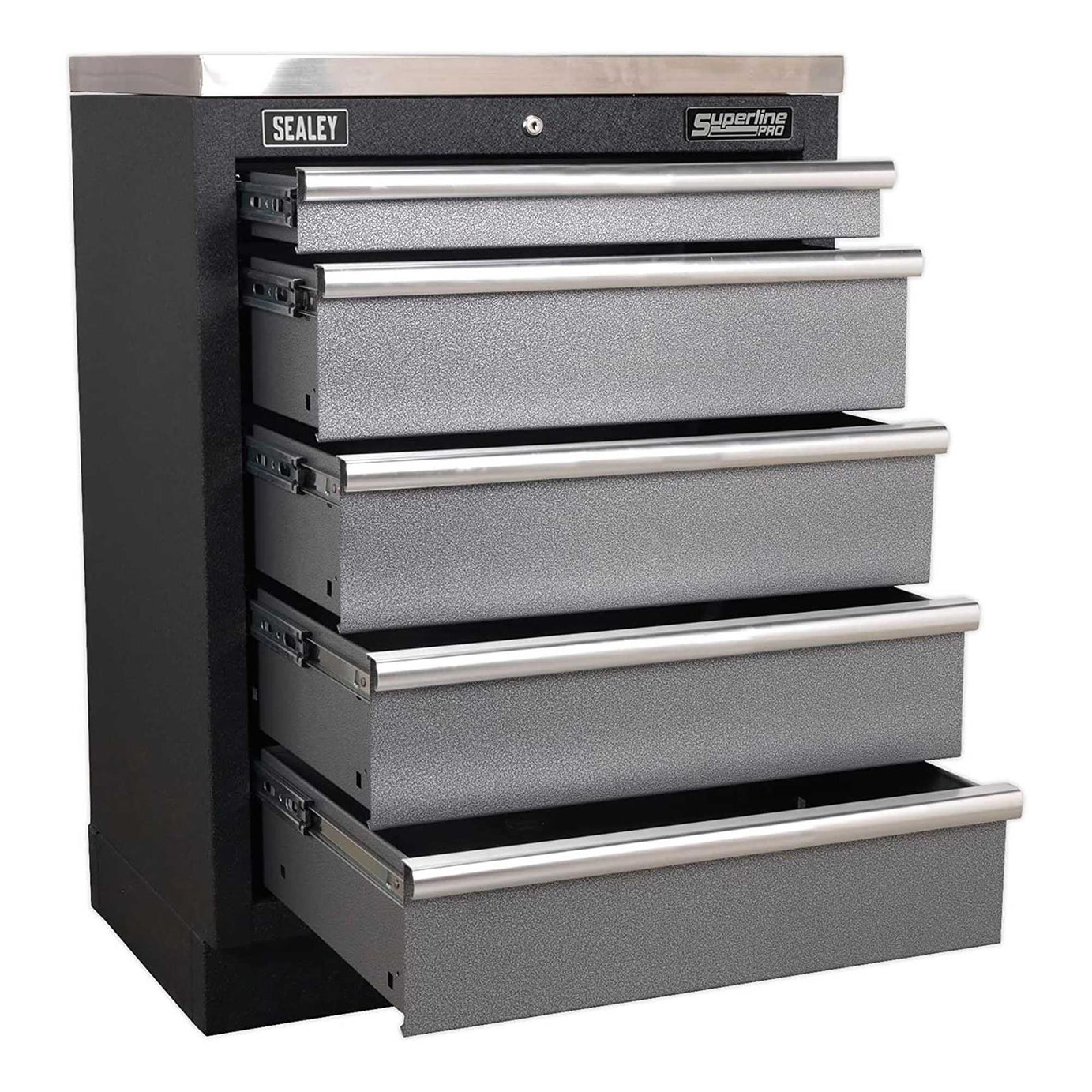 Sealey Superline Pro 4.9m Storage System - Stainless Worktop