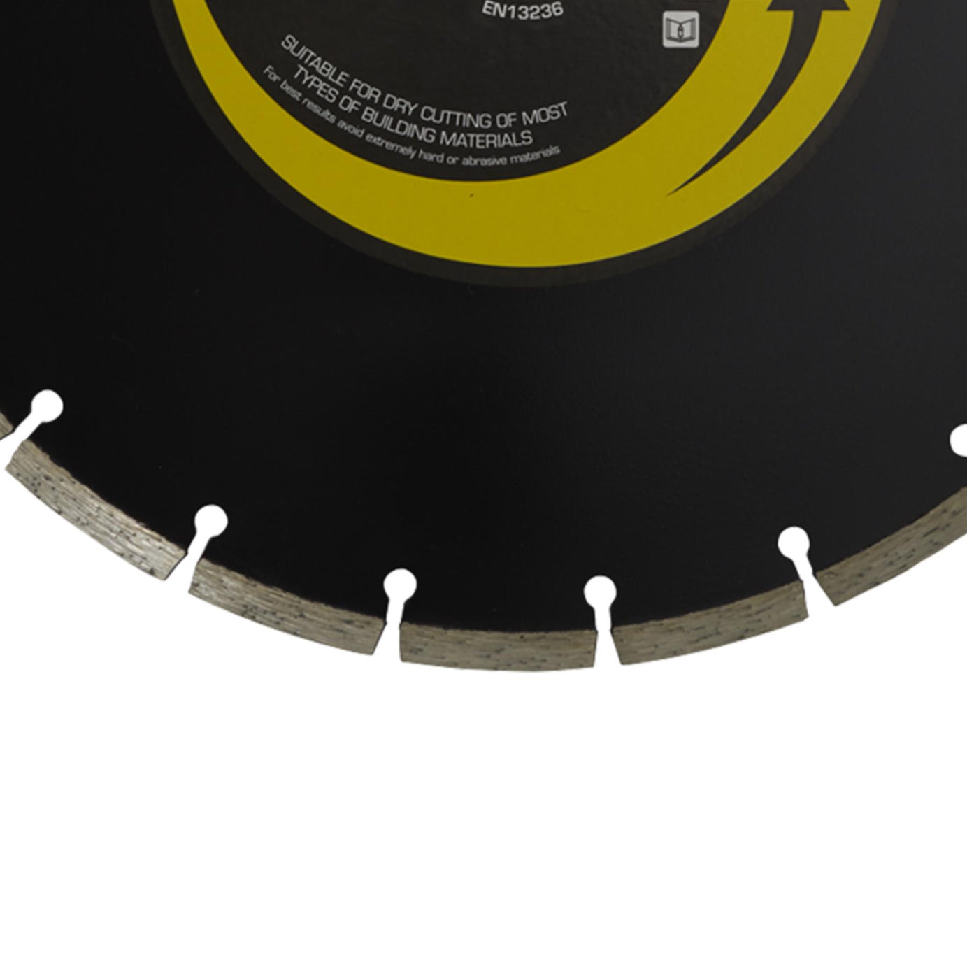 Value Diamond Blade 300 x 20mm. dry-cutting of most types of building  Sealey