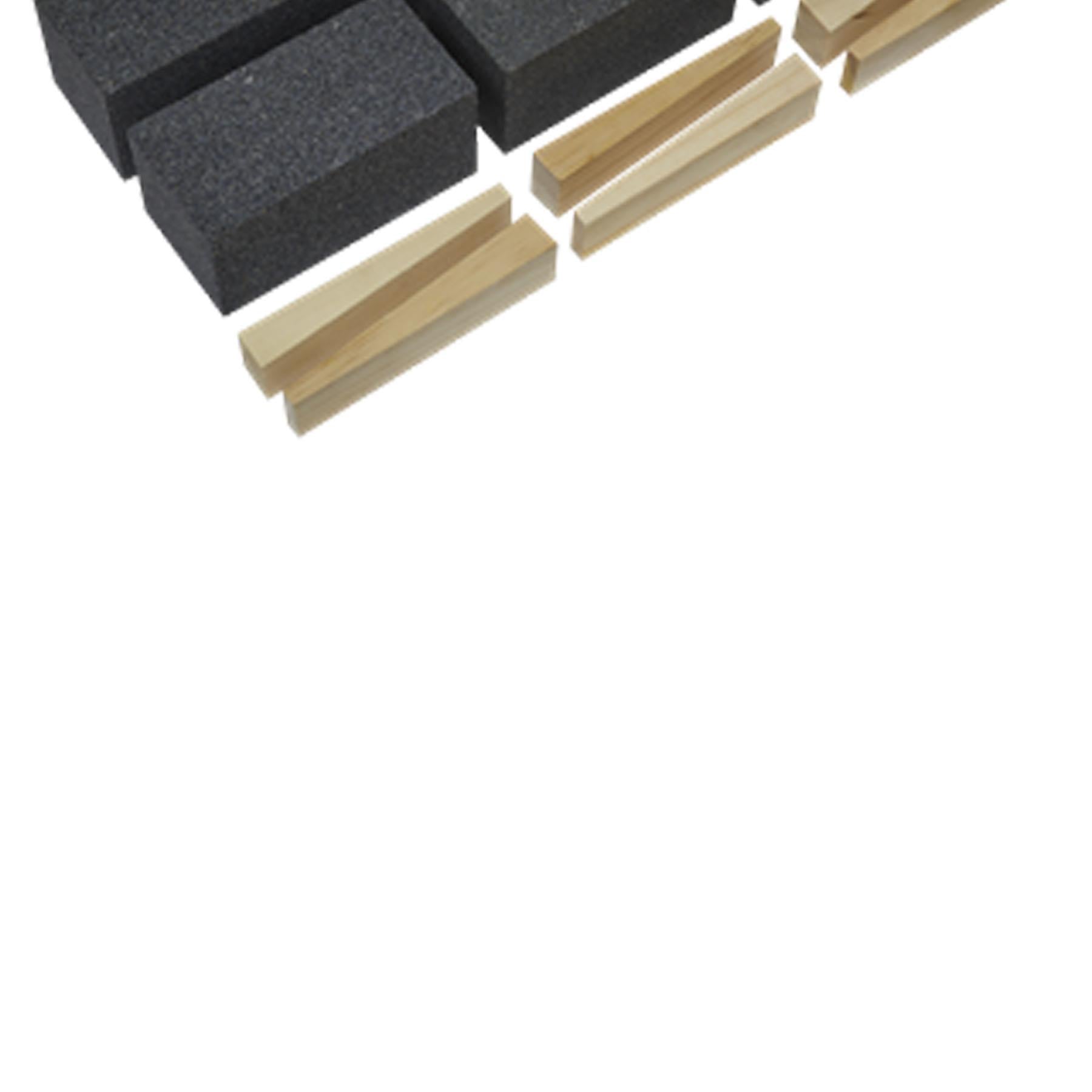 Sealey Floor Grinding Block 50 x 50 x 100mm 24Grit - Pack of 6