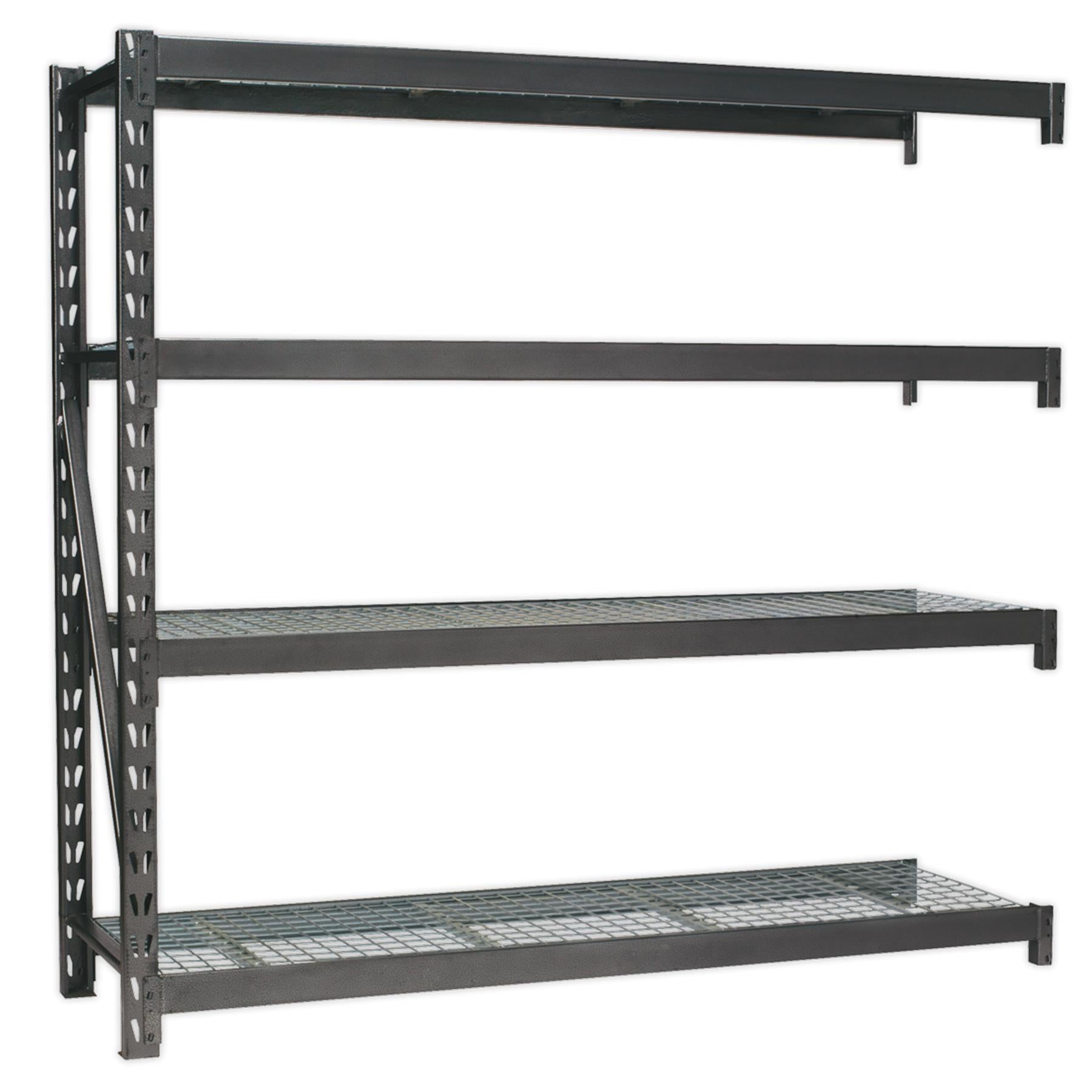 Sealey HD Racking Extension 4 Mesh Shelves 640kg Capacity/Level
