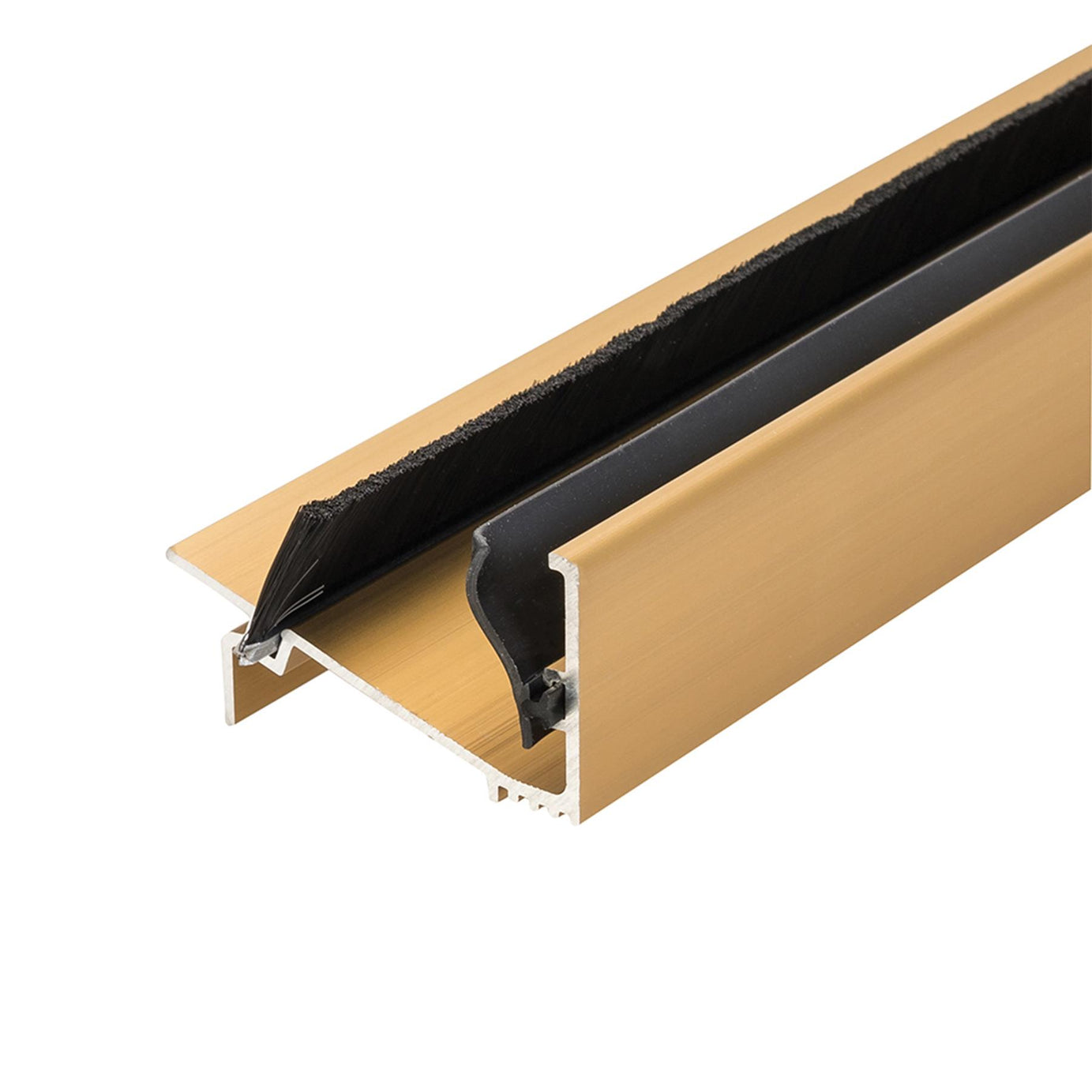 Threshold Sill Rubber Rain Draught Excluder Door Seal- Gold New