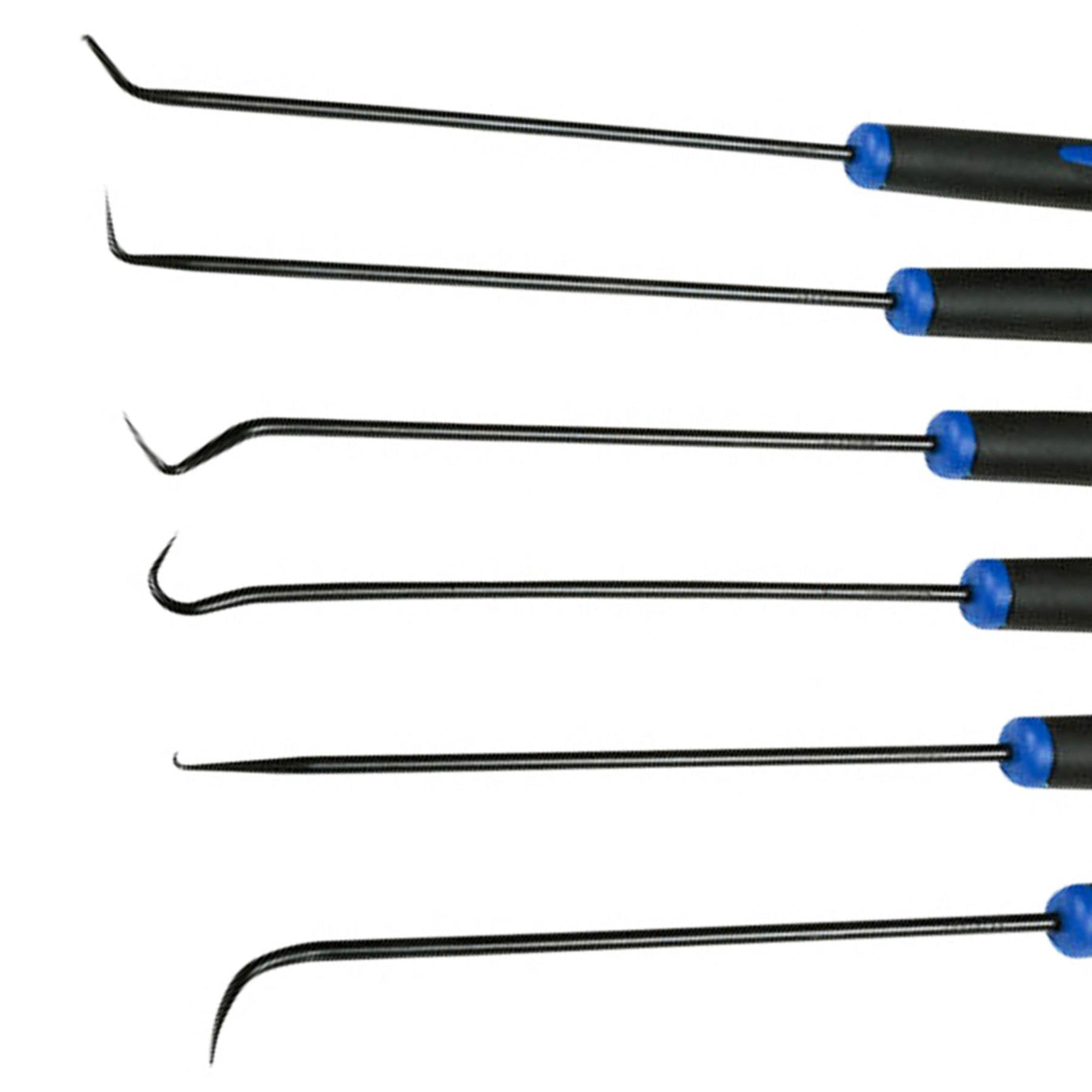BlueSpot 6 Piece Long Reach Hook & Pick Set O Ring