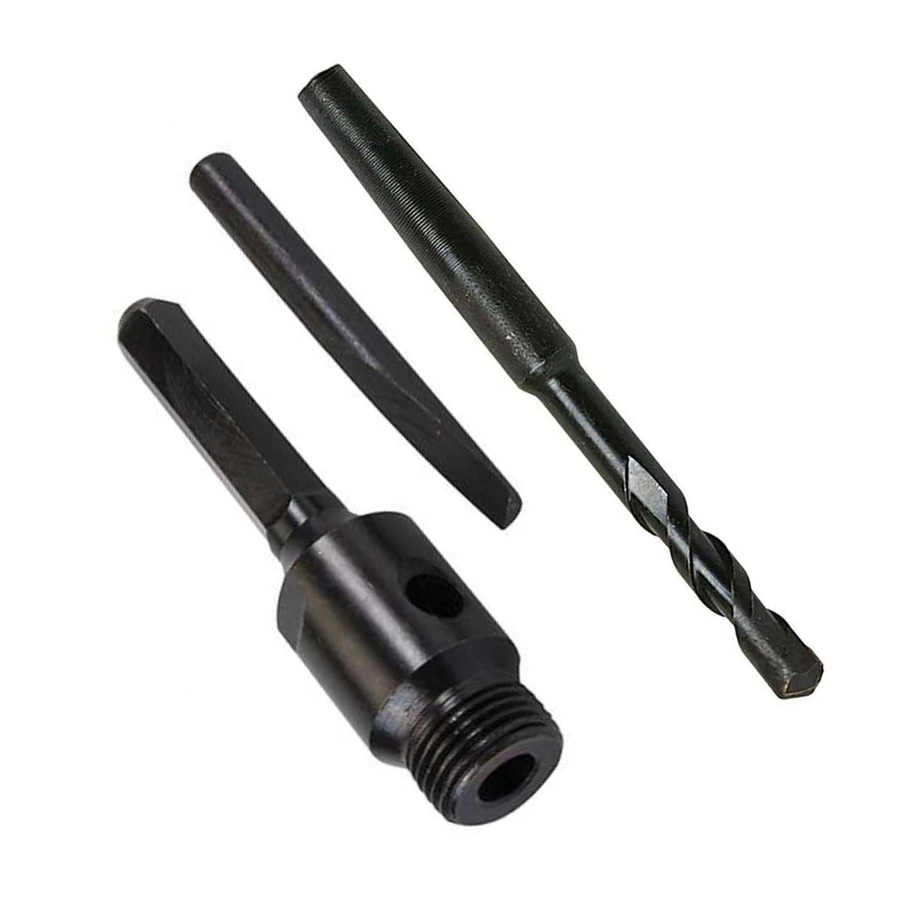 TCT Core Drill Bit 110mm Hole Saw Masonry Stone Brick Hex 110mm Extensions Pilot