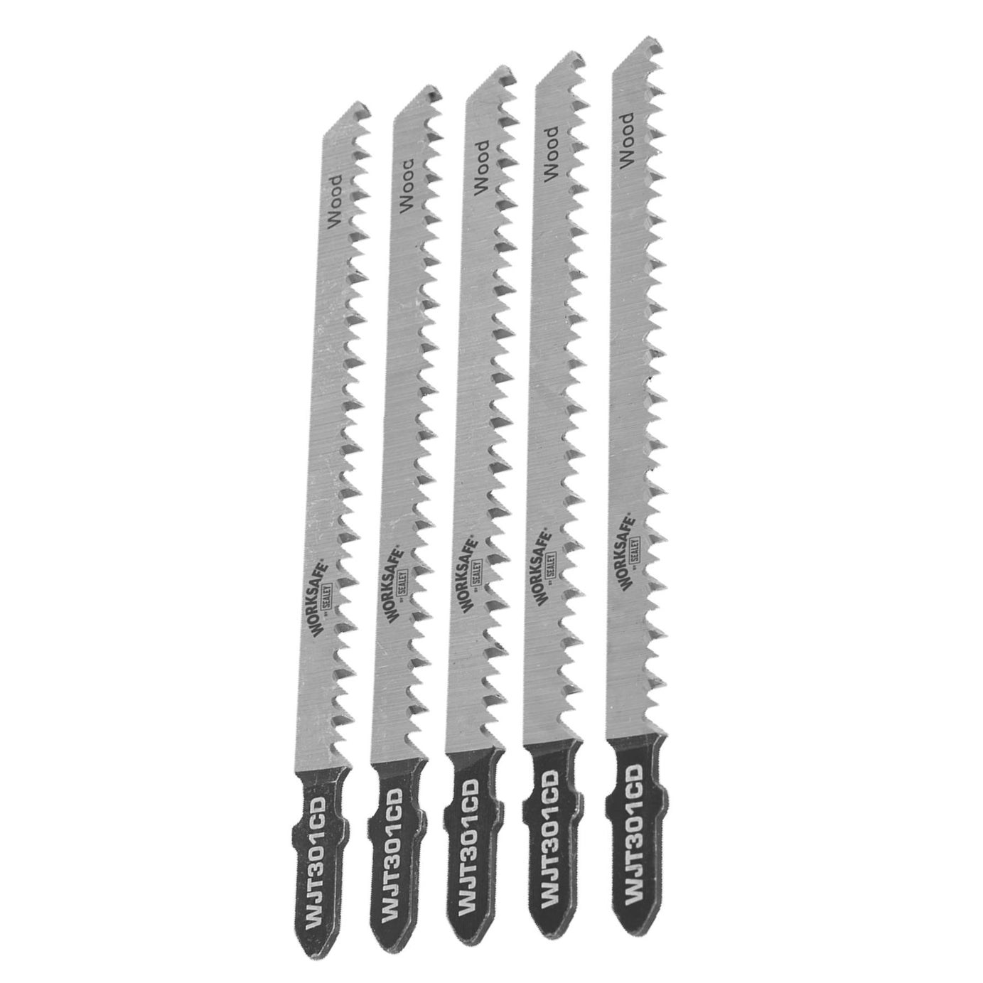 Sealey Jigsaw Blade 90mm 8tpi - Pack of 5 Chrome Vanadium