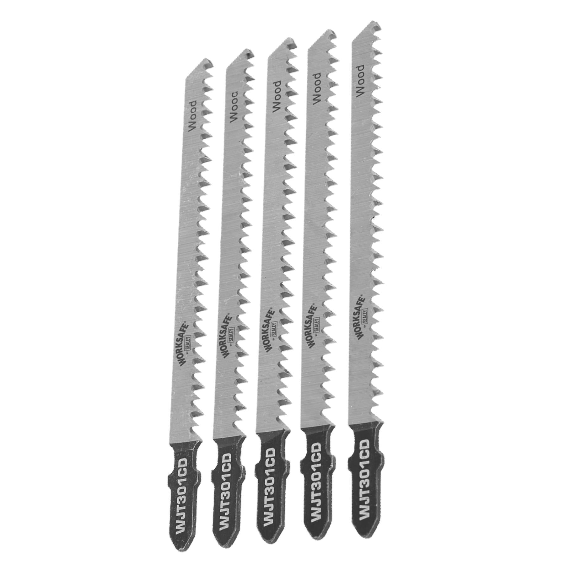 Sealey Jigsaw Blade 90mm 8tpi - Pack of 5 Chrome Vanadium