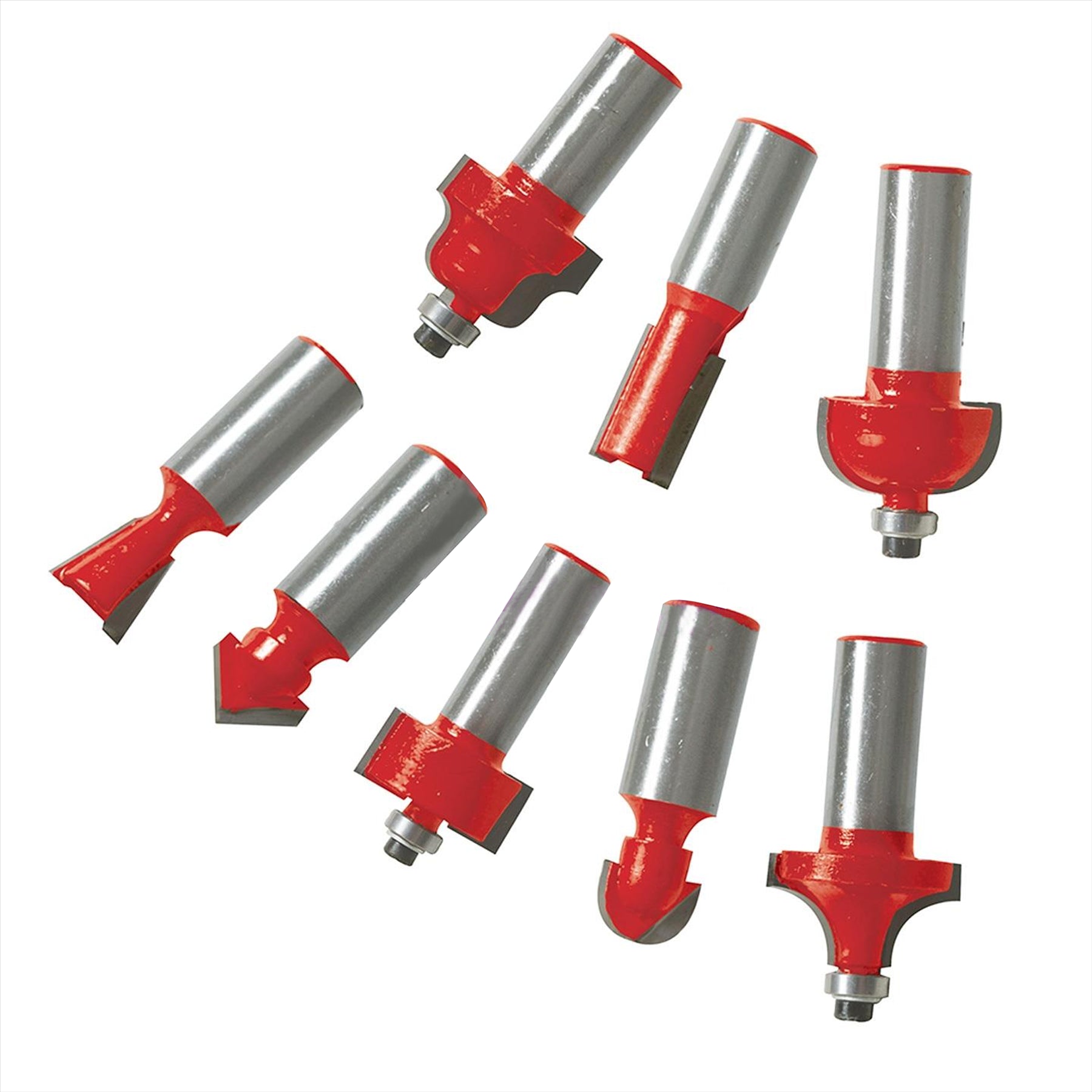 TCT Router Bit Set 30pcs 1/2" Cutting Edges & Strong Hardened Steel Shanks Genuine New