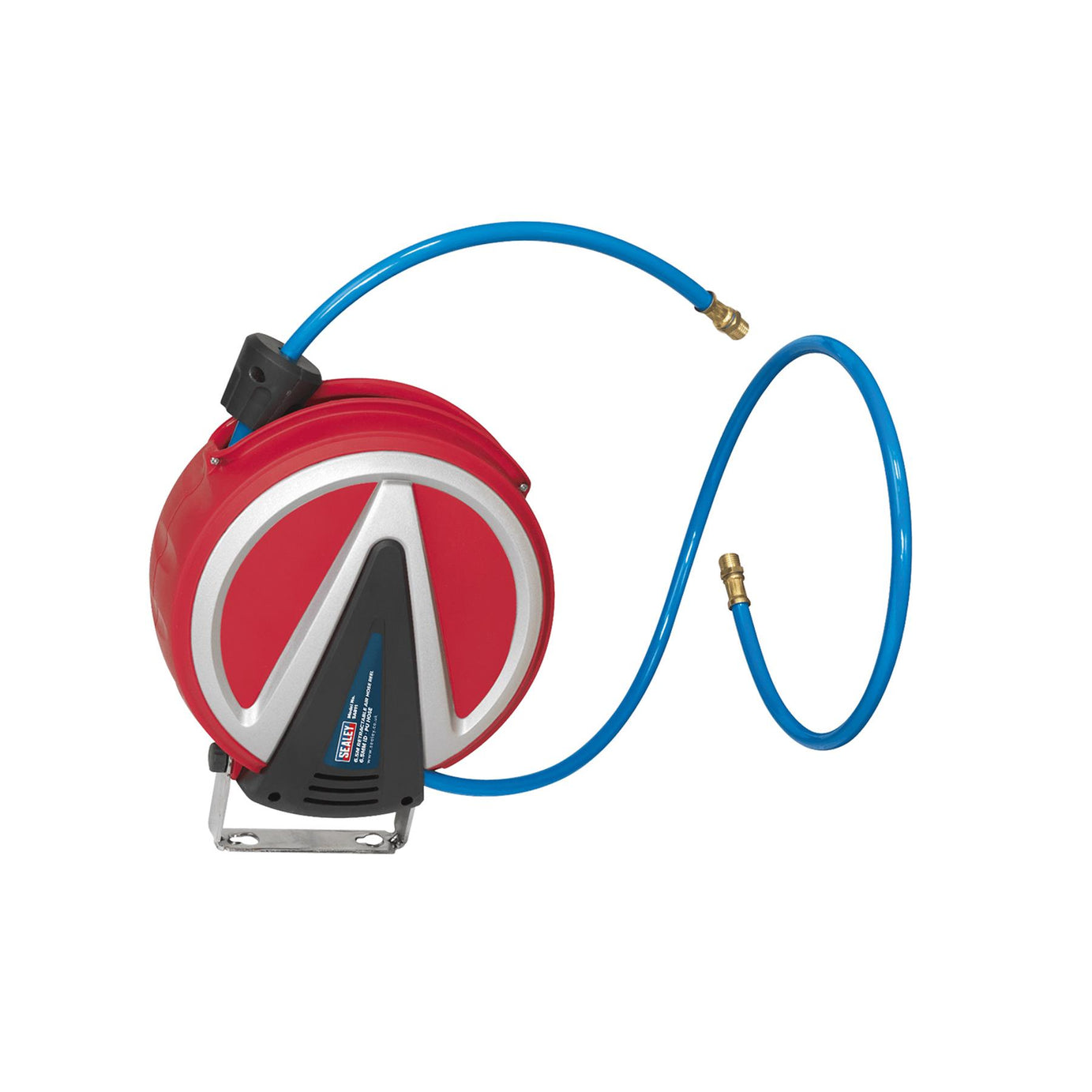 Sealey Retractable Air Hose Reel 12m Ø6.5mm ID - PU Hose