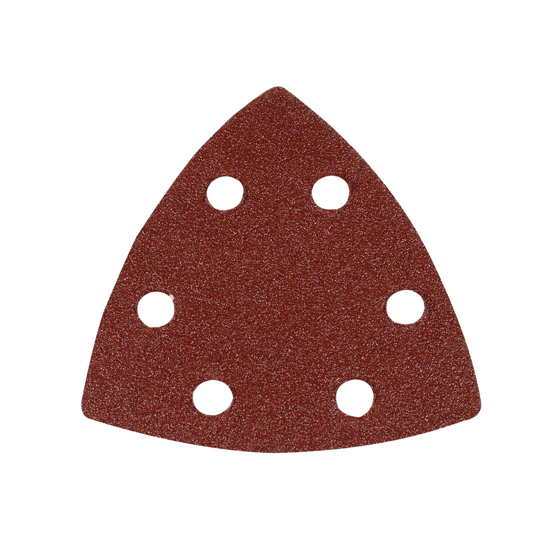 10-Triangle Aluminium Oxide Assorted Sanding Sheets 90mm-grit 80