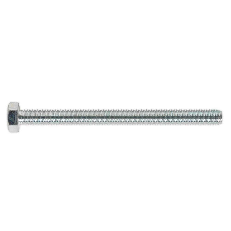 Sealey HT Setscrew M8 x 100mm 8.8 Zinc Pack of 25