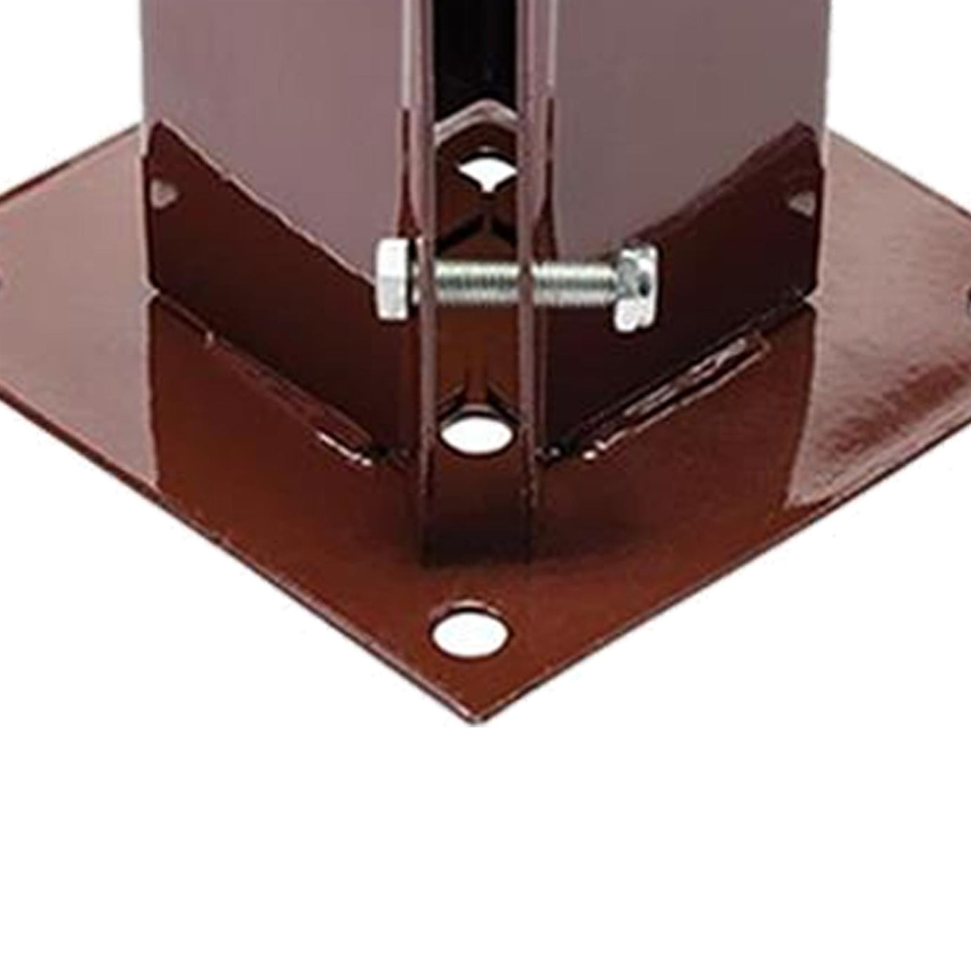 Fence Post Holders / Support - Metal - 3" Bolt Down 75 mm Like Metpost Bolt Grip 12PC