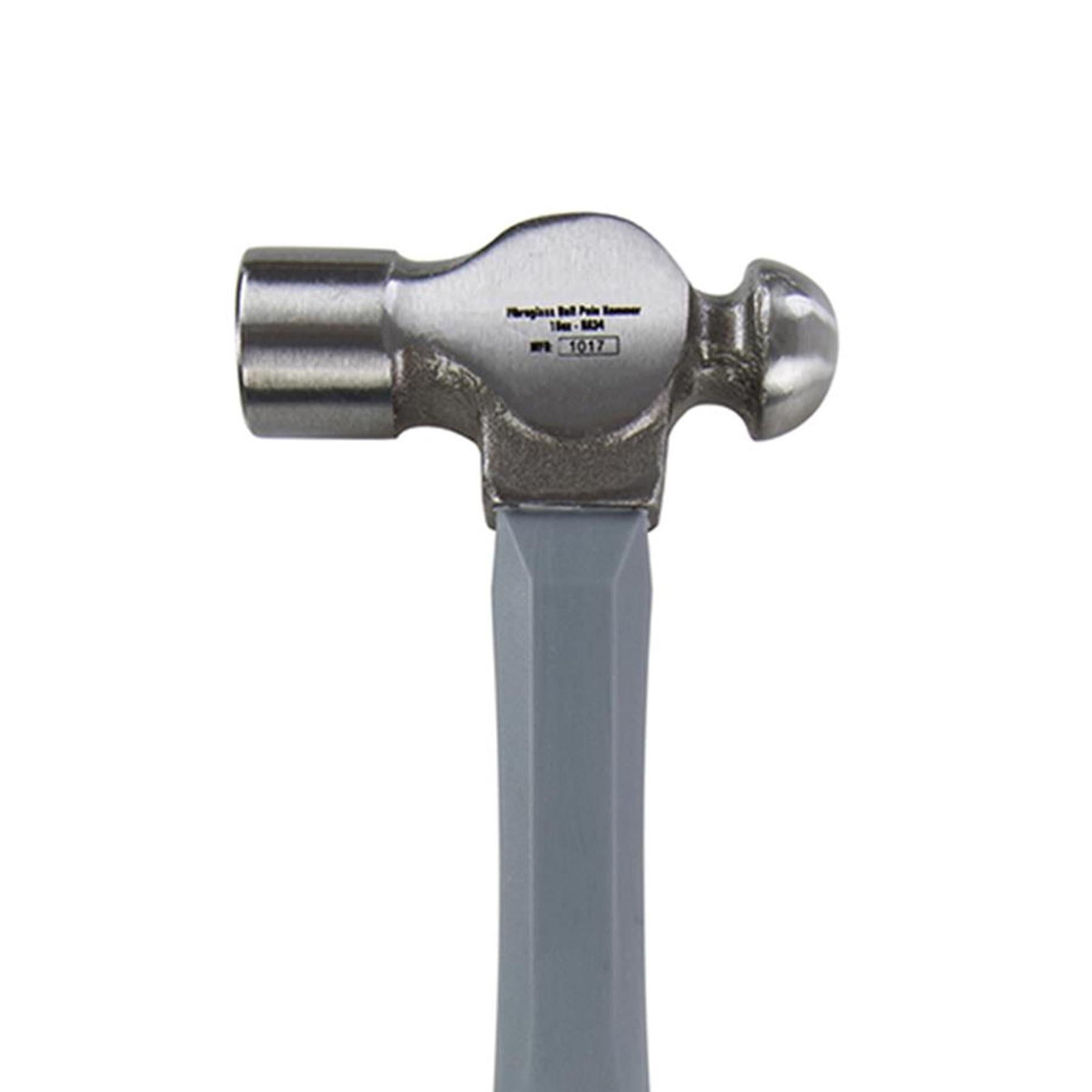 Fibreglass Ball Pein Hammer - 16Oz (454G) Garage Workshop High Grip DIY
