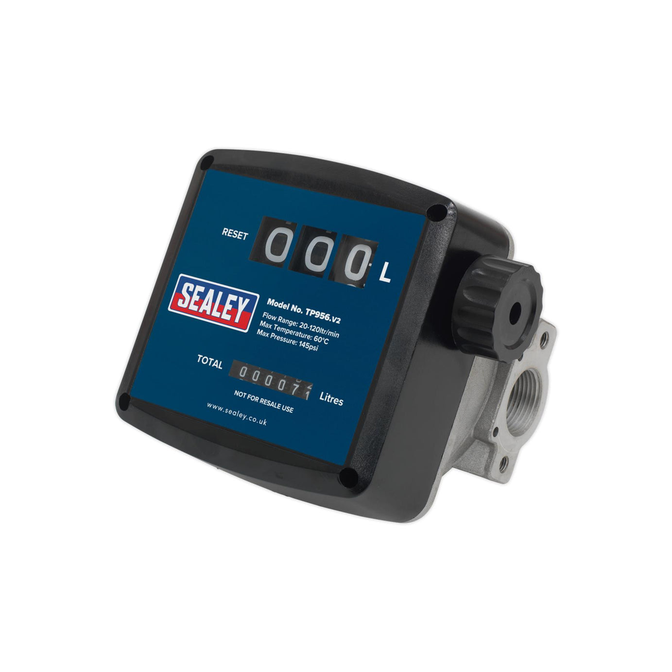 Sealey Diesel & Fluid Flow Meter Unique Filter & Flange Assembly
