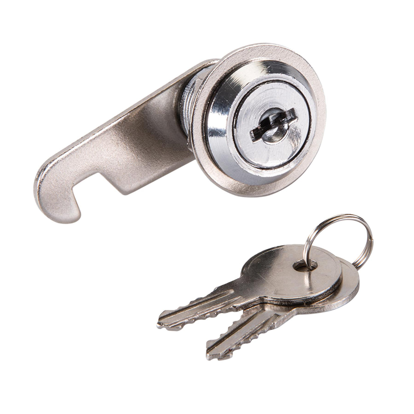 32mm Cam Lock For Filing Cabinet Mailbox Drawer Locker Secure Keys Nickel Plated