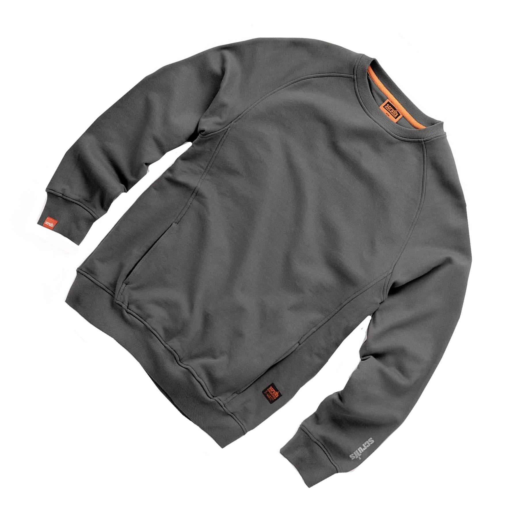Scruffs Eco Worker Shirt Mens Work Sweatshirt Graphite XXXL