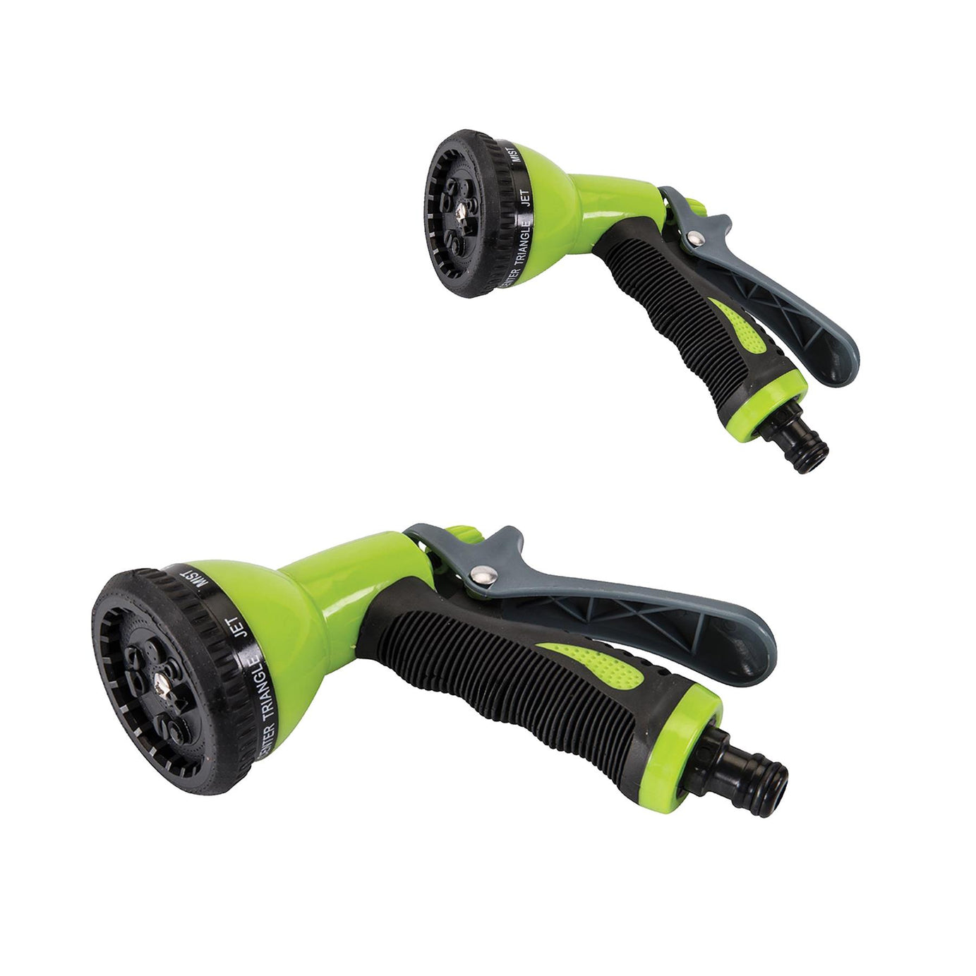 Rubber Grip Adjustable Head Garden Hose Spray Gun