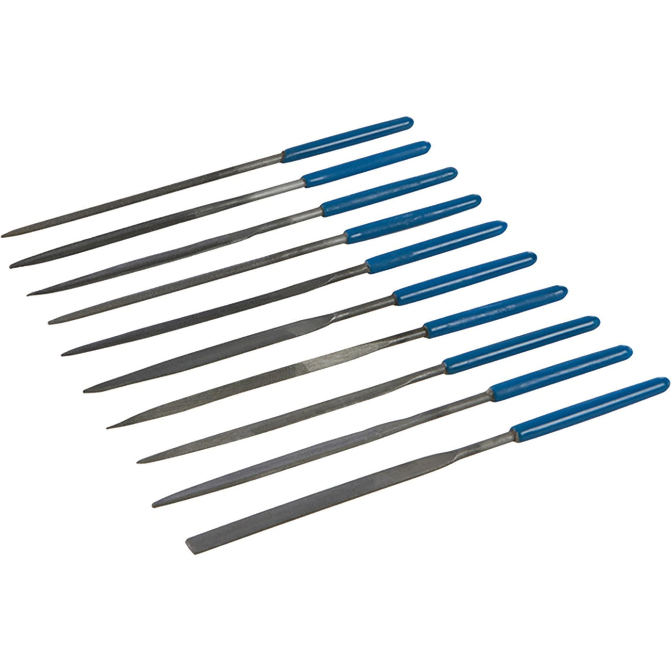 High-Quality Genuine Needle File Set 10pcs Flat Files Warding File Round Crossing Hobbying Crafts