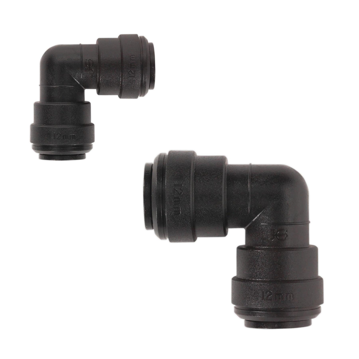 Sealey Elbow Coupling 12mm Pack of 5 (John Guest Speedfit-PM0312E)