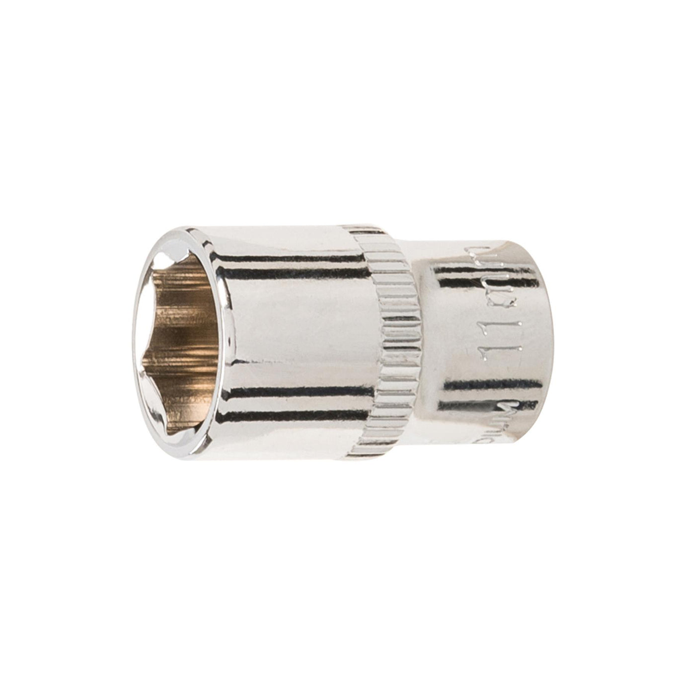 Quality Socket 1/4" Drive Metric Hex Square 11mm Individual Hex Polished Crv