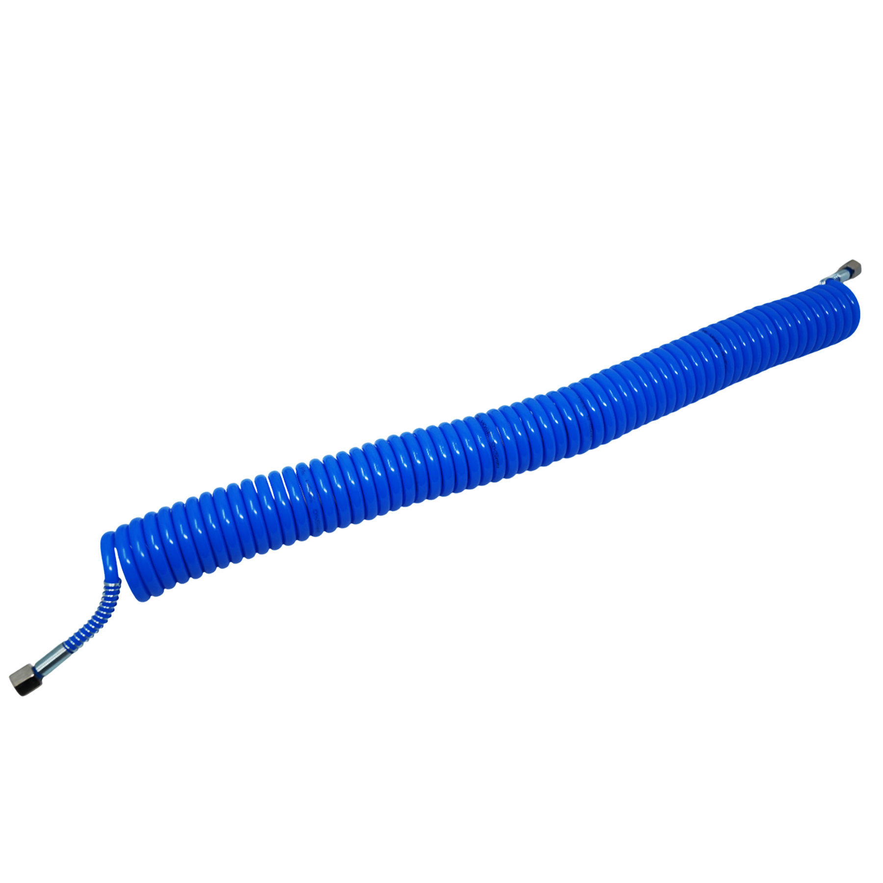 Coiled Air Hose 10M Air Tools Hose With 1/4" BSP Female Nut End Fittings 10 Bar