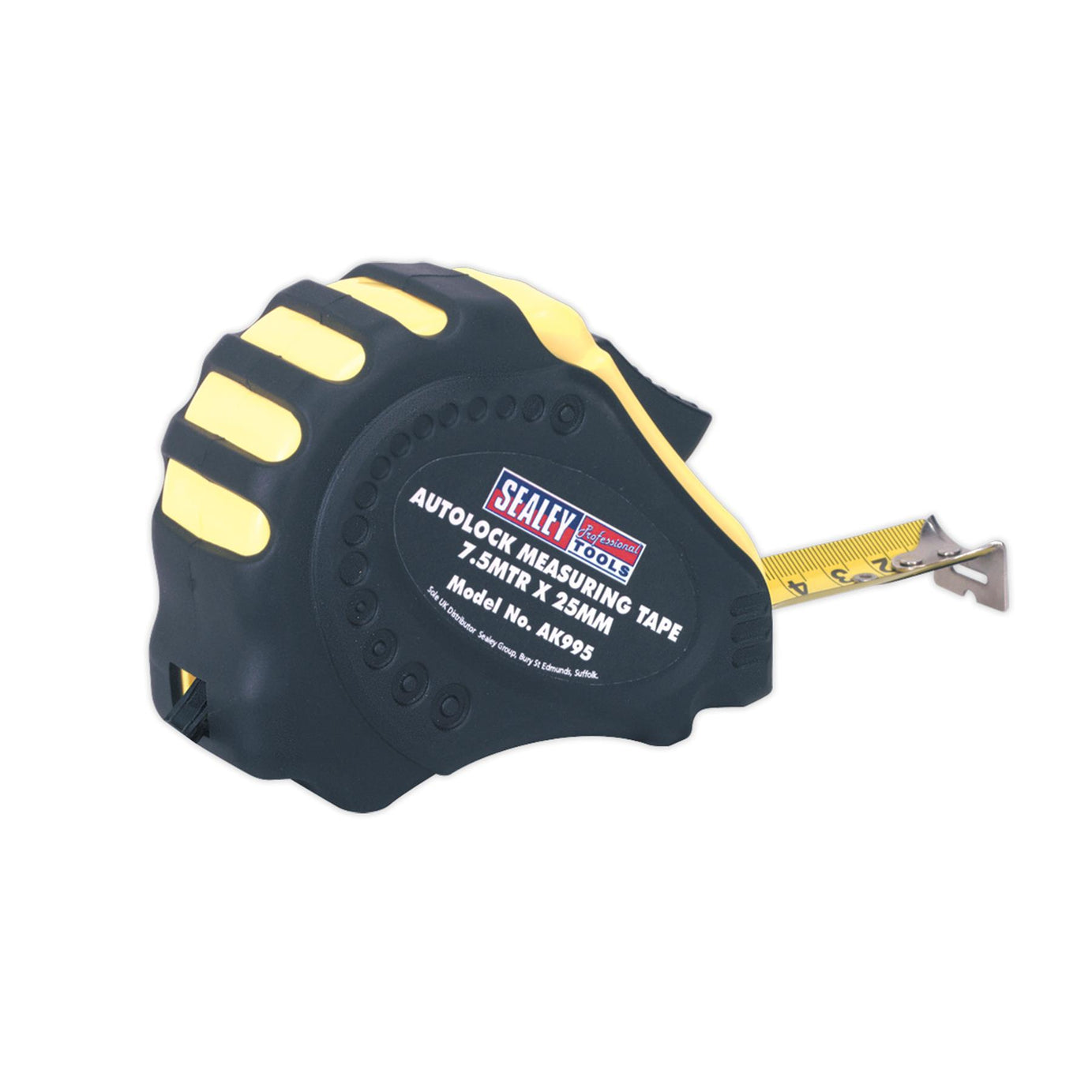 Sealey Autolock Tape Measure 7.5m(25ft) x 25mm - Metric/Imperial