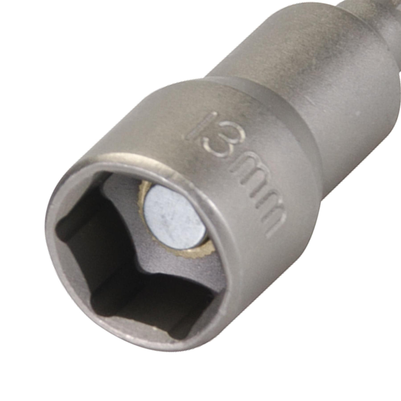 Magnetic Nut Driver 13 X 65mm Adapter Drill Screw 1/4" Hex Shank Chrome Vanadium