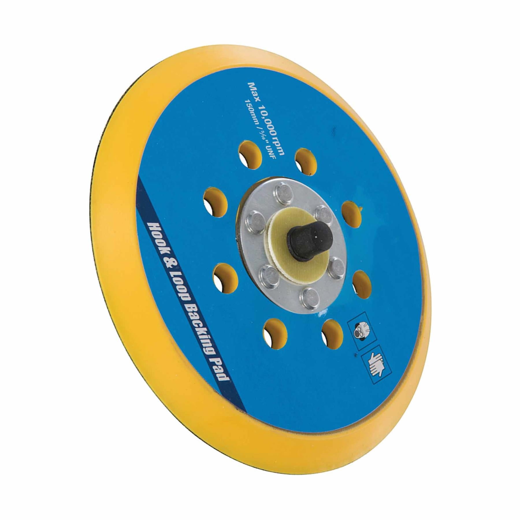 Hook & Loop Backing Pad 150mm / 5/16" Unf Polishing With Semi-Flexible Edge