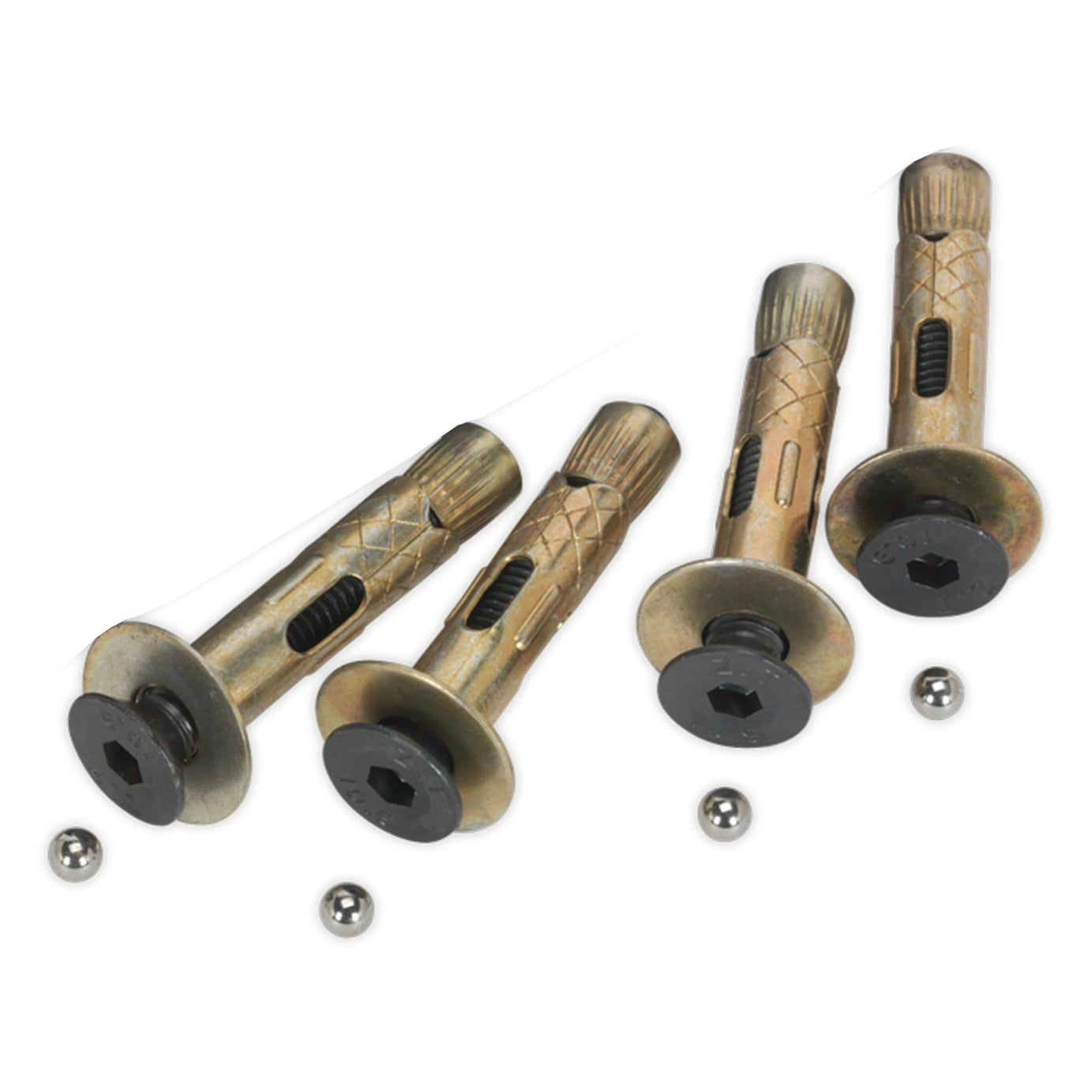 Sealey Motorcycle Ground Anchor - 4 Security Bolts