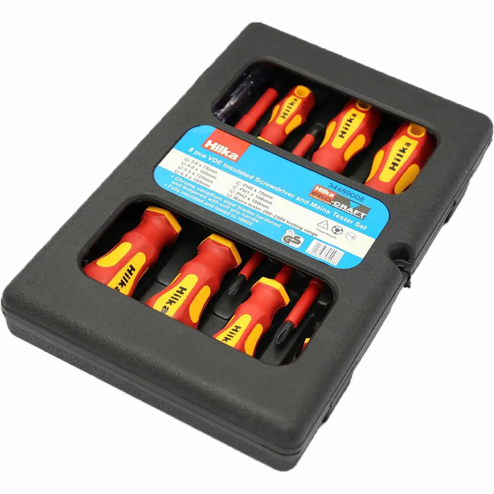 Hilka VDE Screwdriver Set 