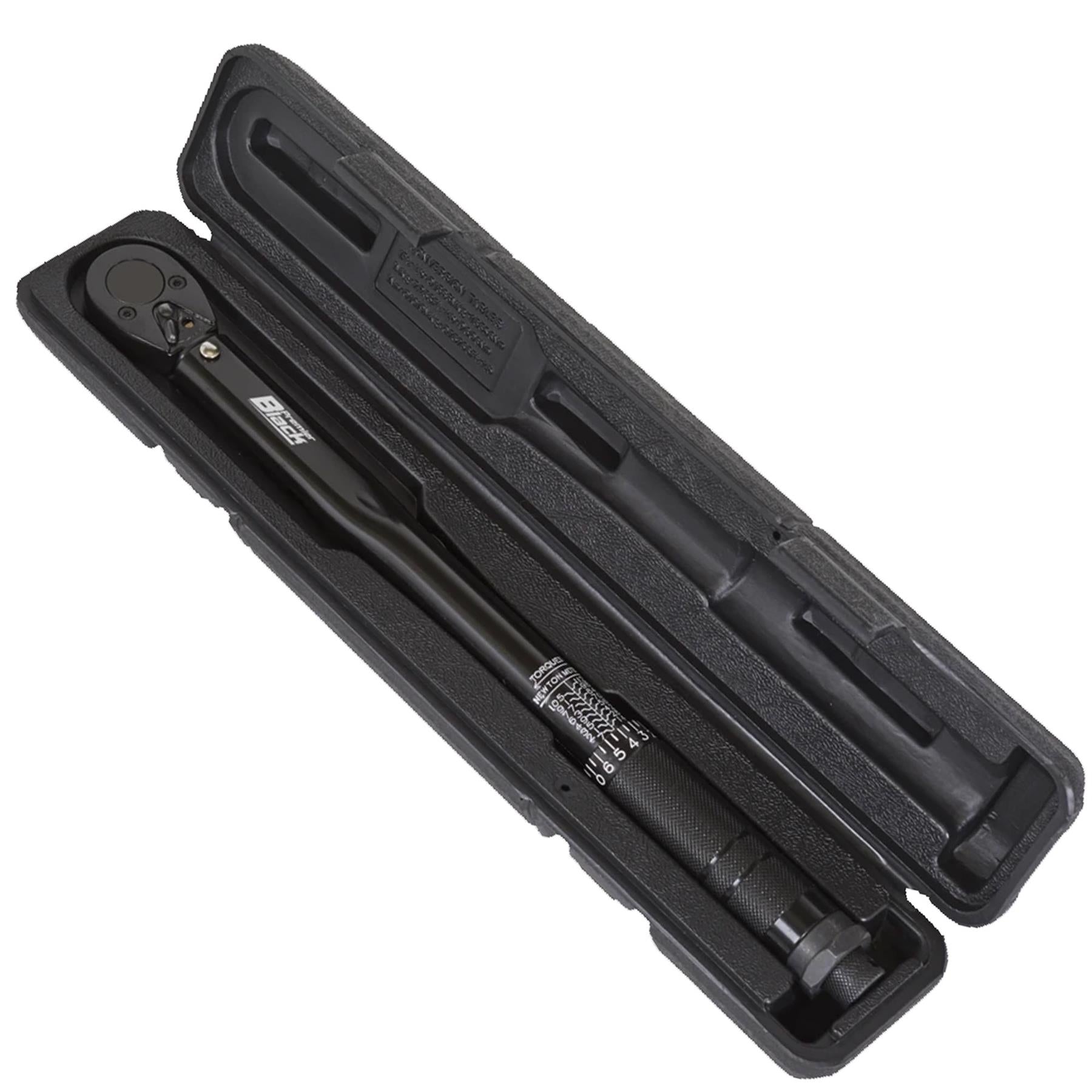 Sealey Micrometer Torque Wrench 3/8"Sq Drive Calibrated Black Serie