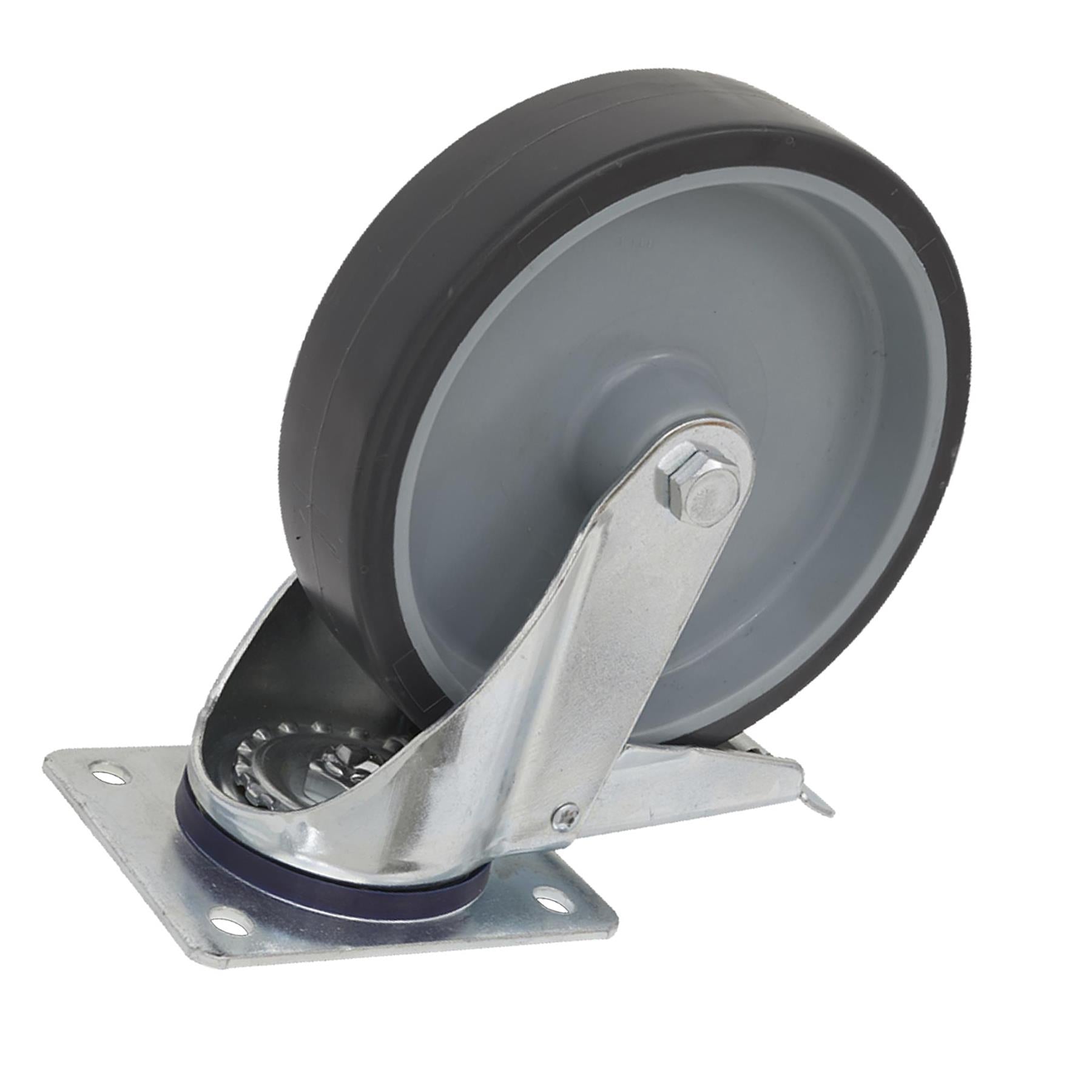 Sealey Medium-Duty Therm Swivel Castor Wheel with Total Lock 100mm