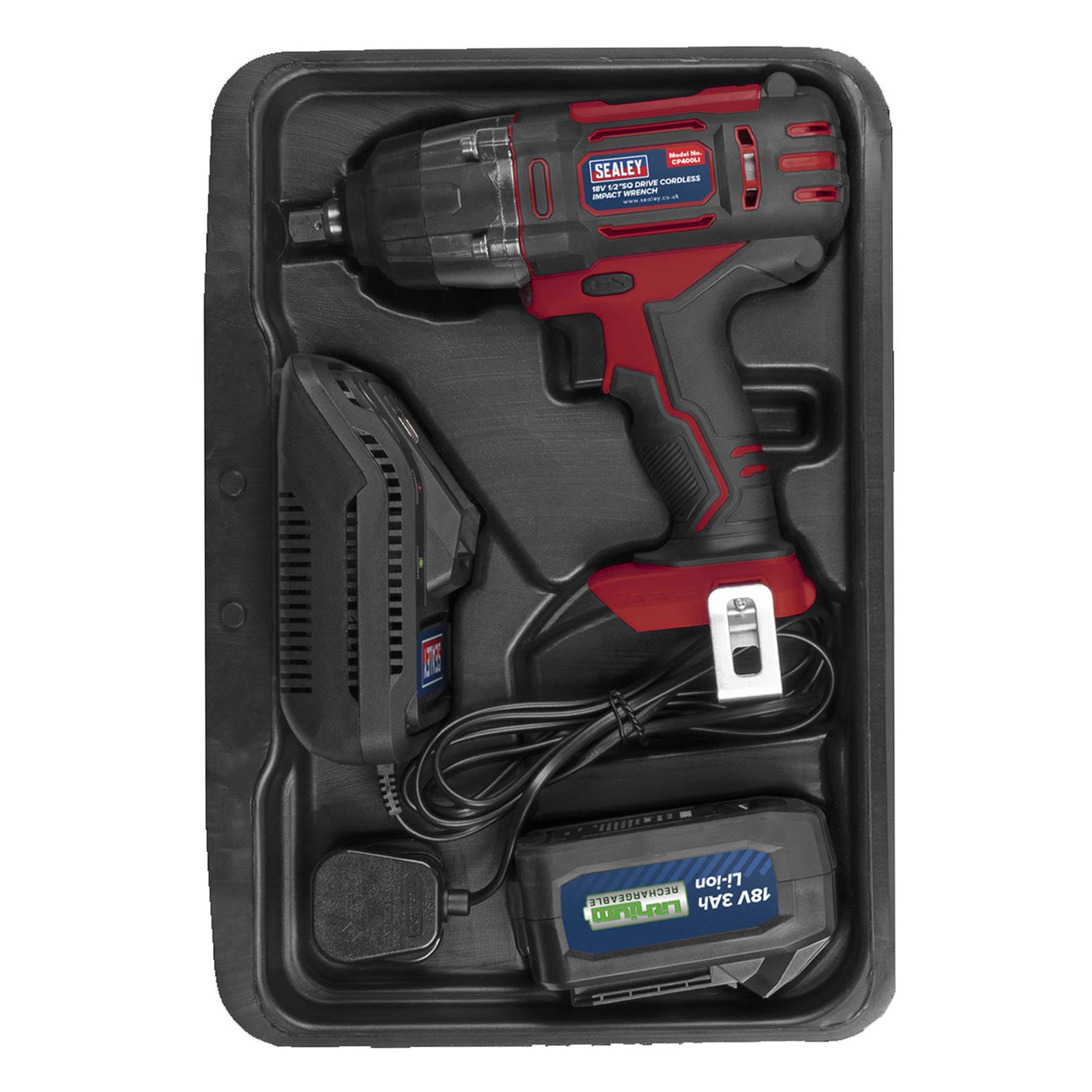 Sealey CP400LI 18V 1/2"Sq Drive Cordless Impact Wrench