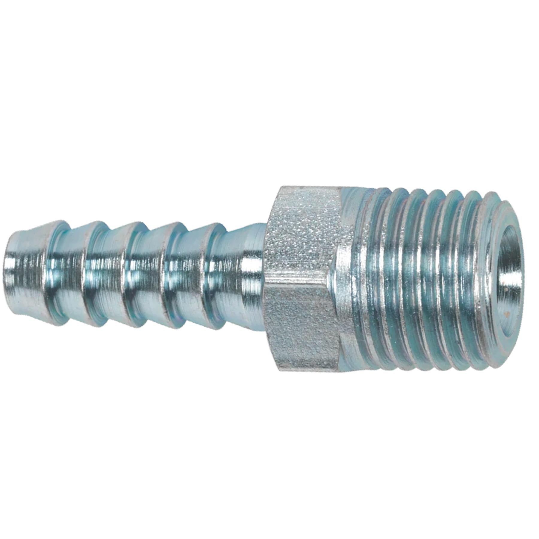 Sealey Screwed Tailpiece Male 1/4"BSPT - 1/4" Hose Pack of 5