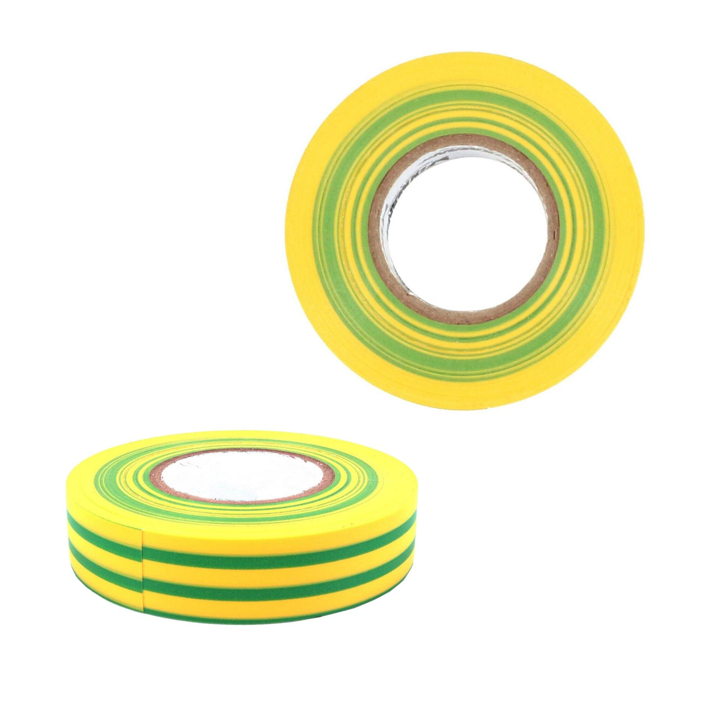 2 x PVC Insulation Electrical Tape Flame Retardent Green & Yellow