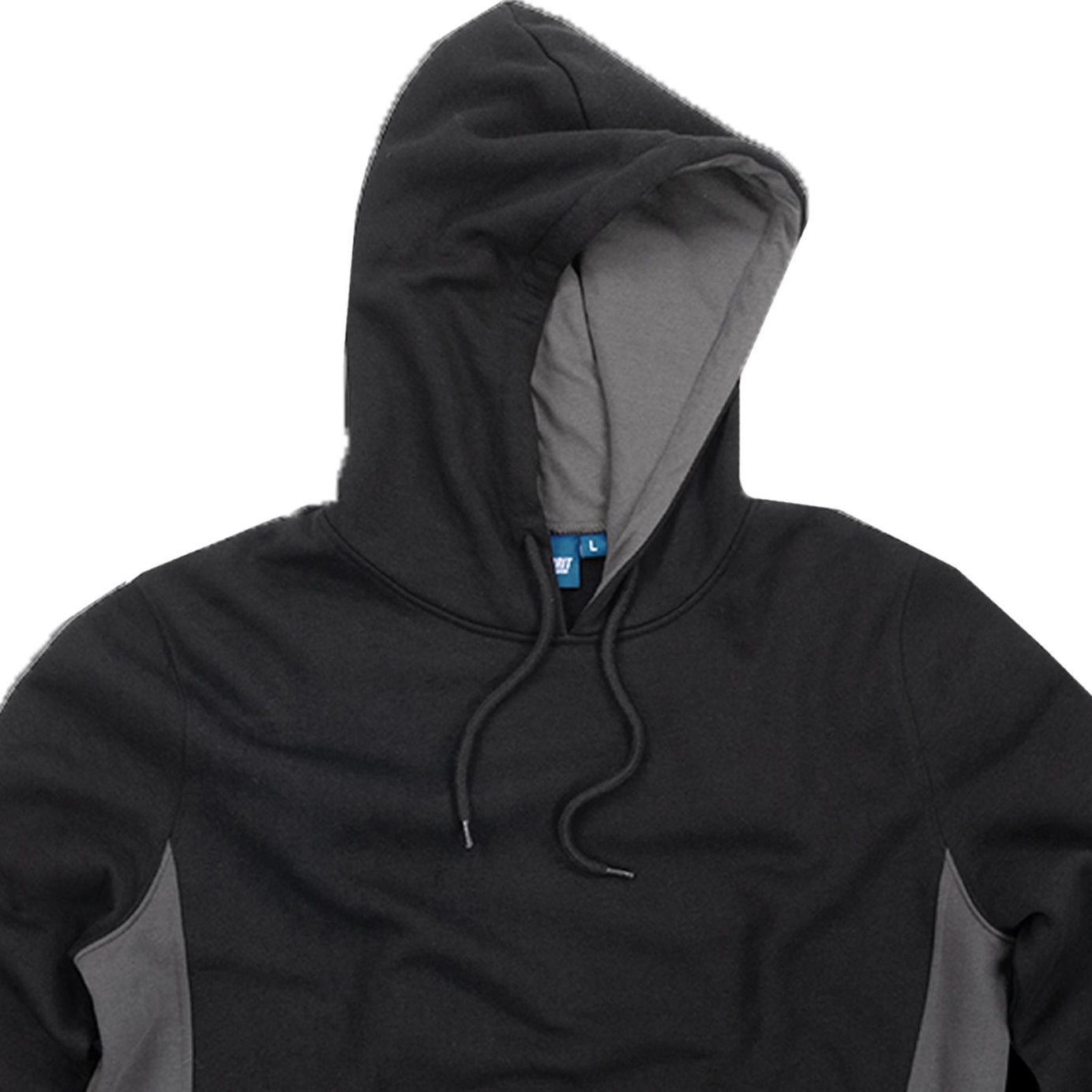 Tough Grit 2-Tone Trade Tech Windproof Hoodie Black/Charcoal XXL