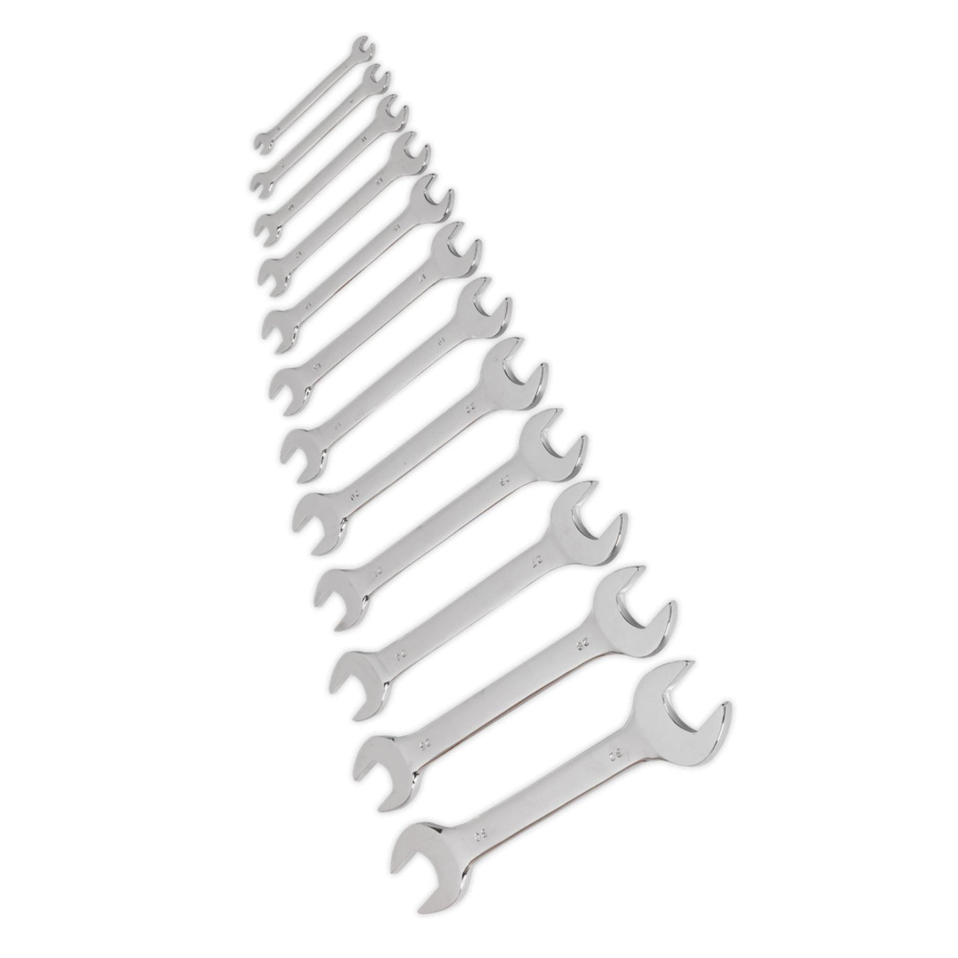 Sealey Double Open-End Spanner Set 12pc Metric
