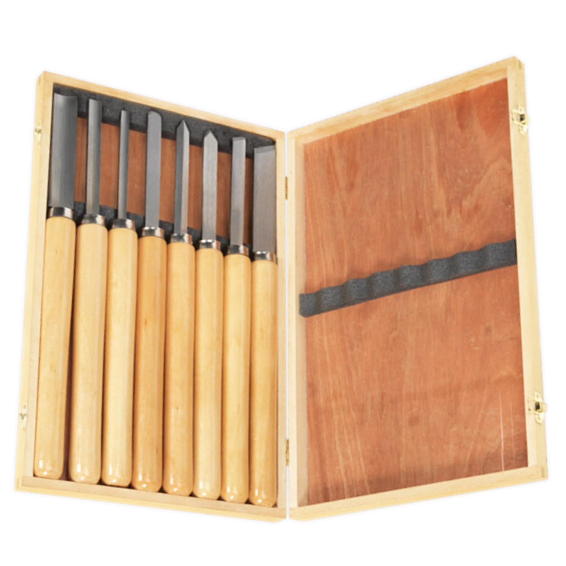 Sealey Wood Turning Chisel Set 8pc