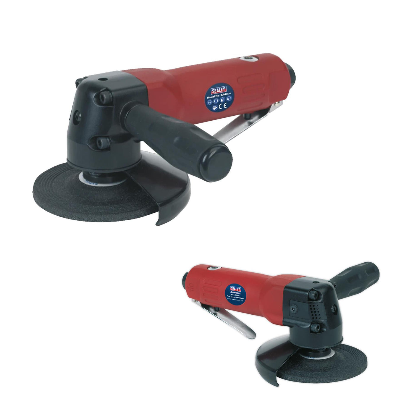 Sealey Air Angle Grinder Ø100mm Heavy-Duty