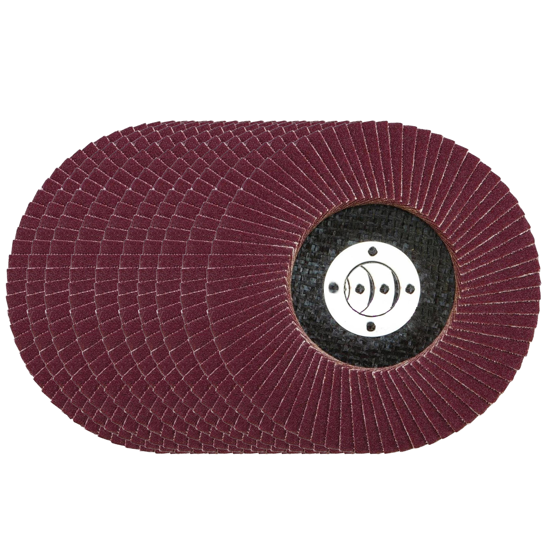 115mm 4.5'' 60 Grit 10 PCAngle Grinder Aluminium Oxide FLAP DISCS Grinding Wheel