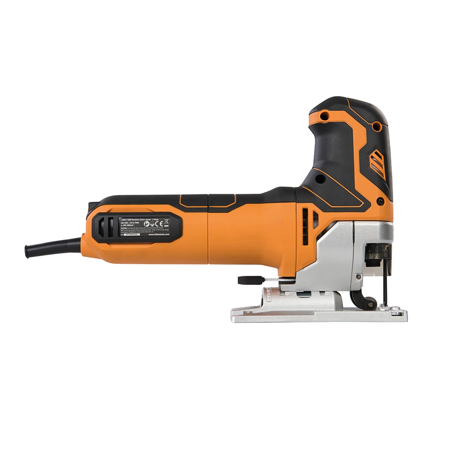 750W Pendulum Action Jigsaw Presettable 800-2900 SPM Speed With Dual Axis Grips