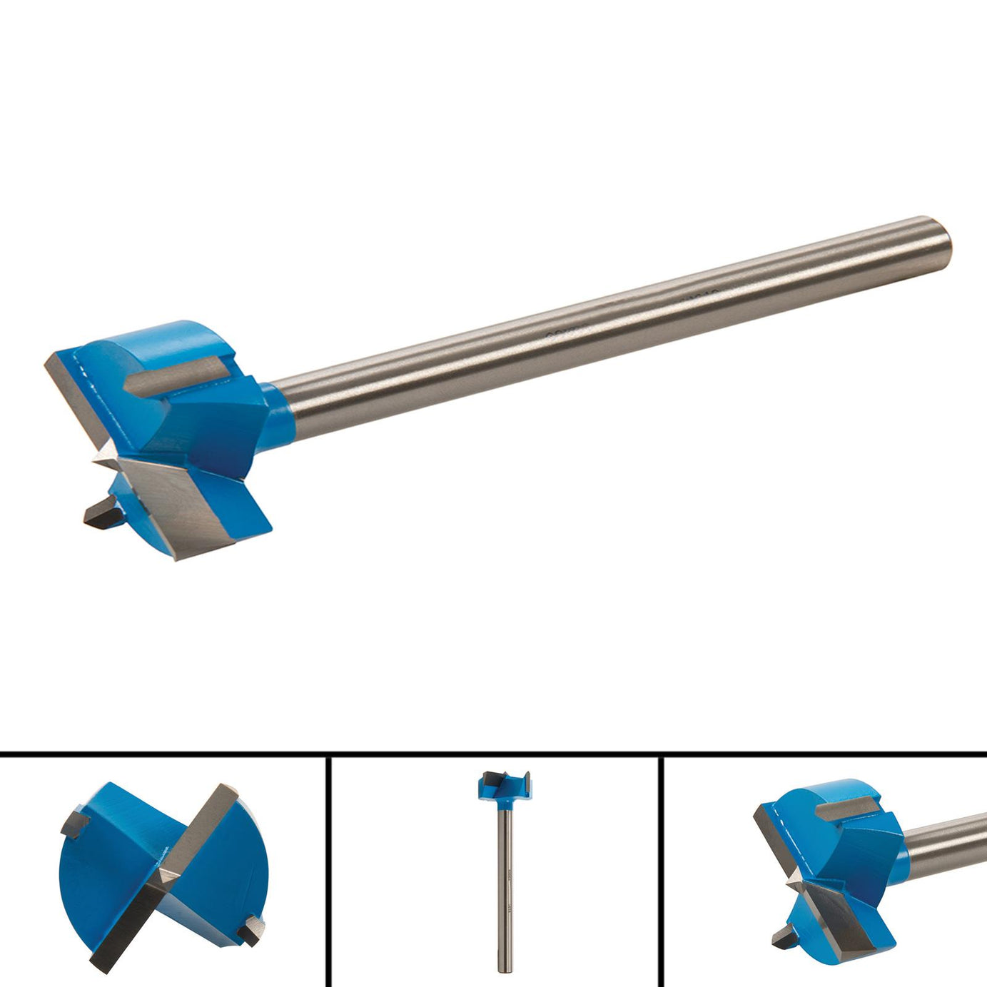 Long-Shank Carbide-Tipped Forstner Bit  Hard Wearing Carbide Tips 35mm