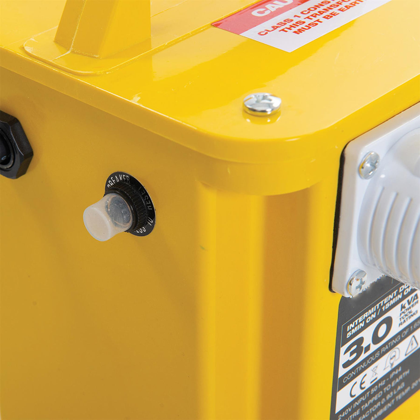 3KVA Portable Site Transformer 110v Twin Outlet 16 Amp 3000W Rubber Cable 3 Core