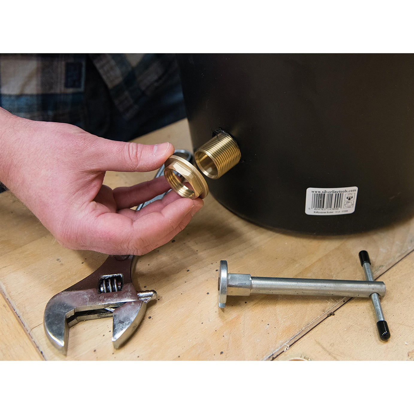 Tank Connector Fitting Tool 15 and 22mm With Corrosion Resistant Nickel Plating