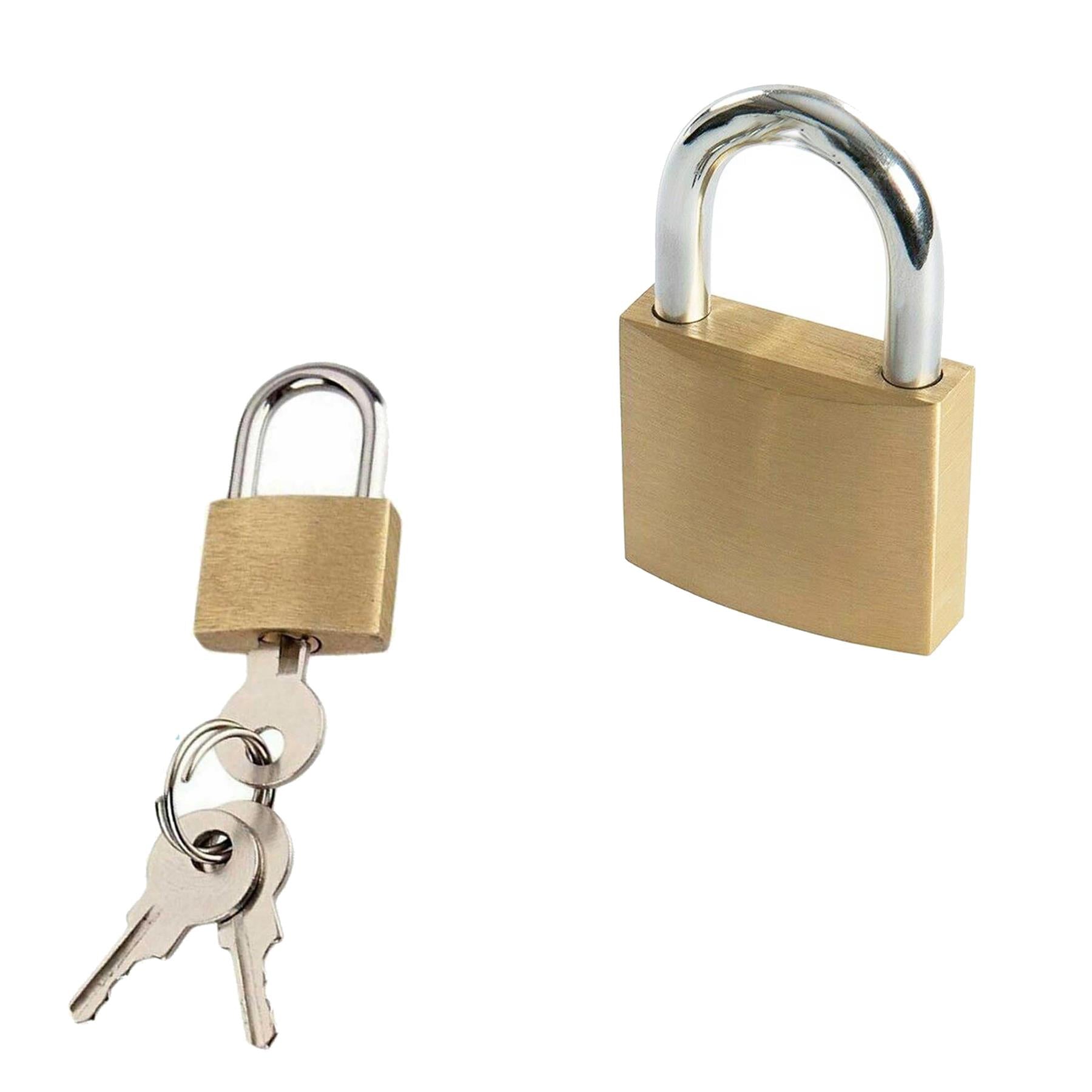 Security 20mm Brass Padlock Luggage Lock Travel Suitcase 1 Pc
