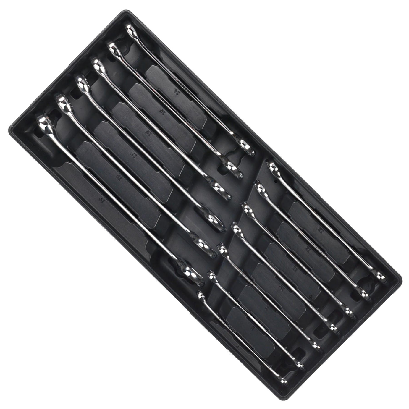 Sealey Tool Tray with Combination Spanner Set 13pc Metric