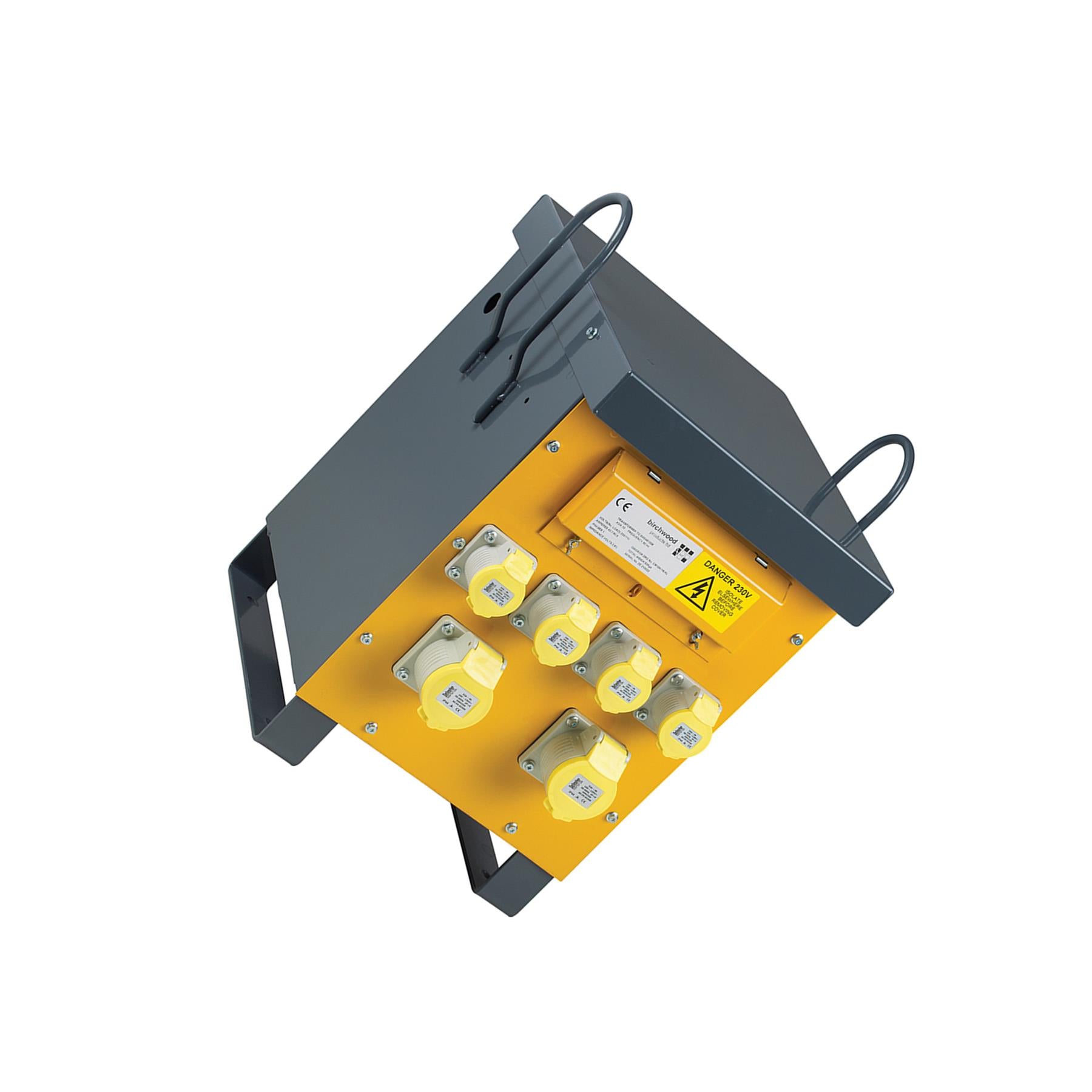 Defender 10kVA 3 Phase Transformer 110V 16A/32A Heavy duty steel enclosure